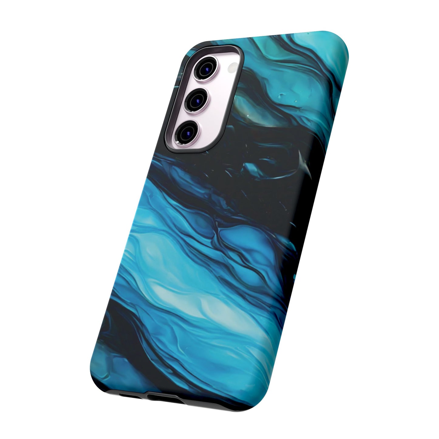 Samsung Galaxy Blue Splash Phone Case