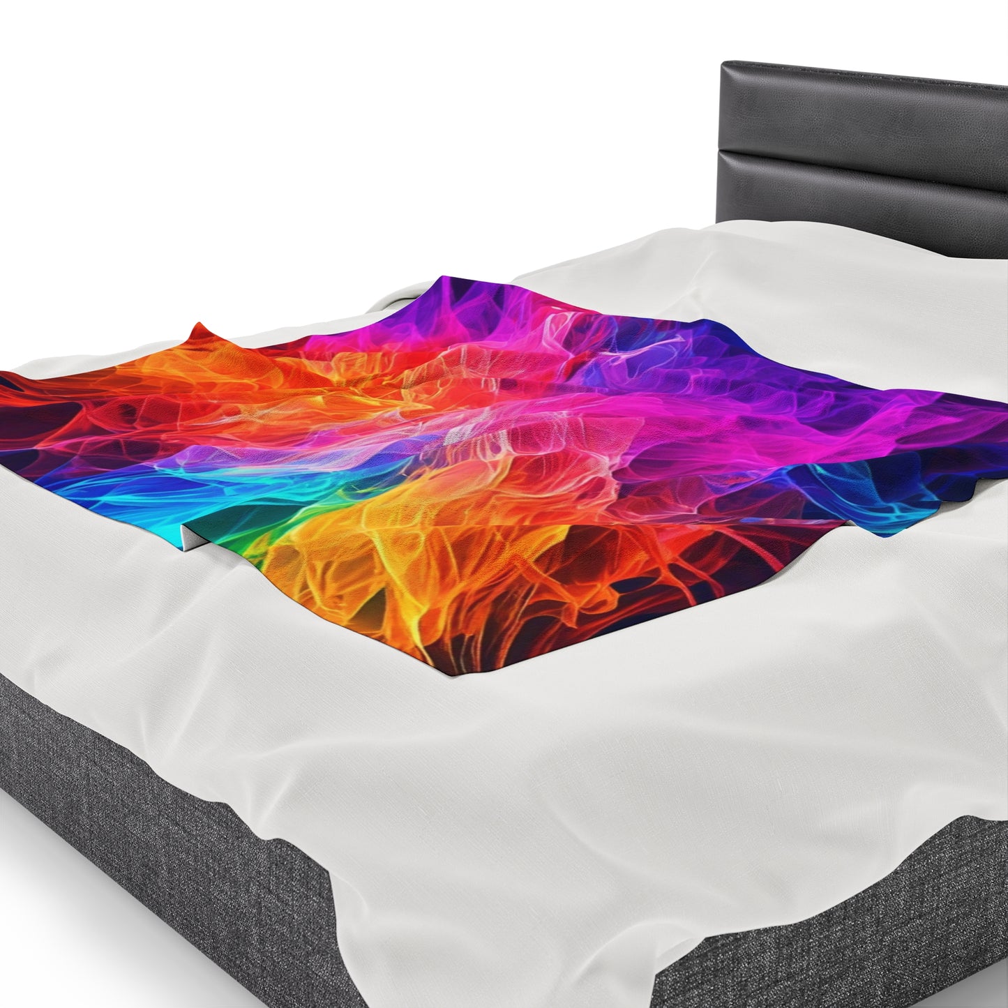 Plush Blanket Color Splash Design