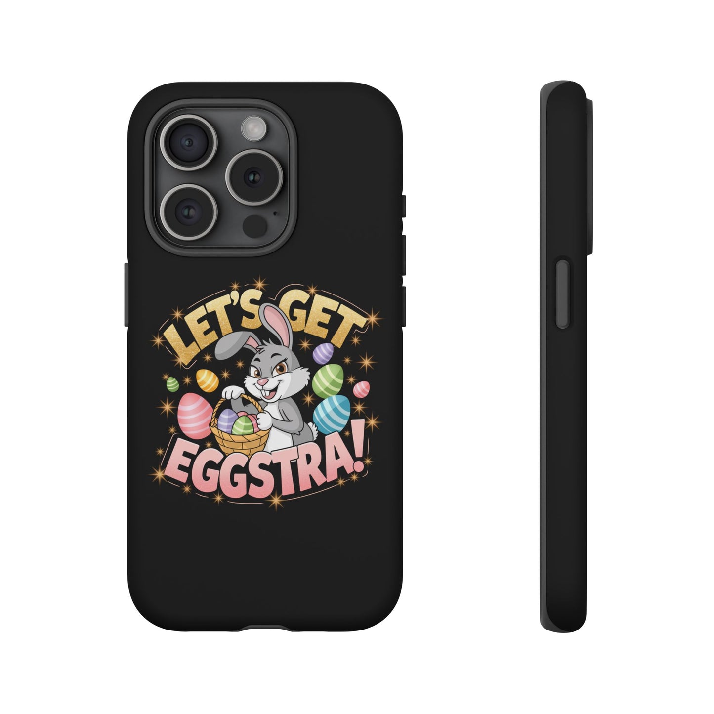 iPhone Case Easter Bunny 'Let's Get Eggstra Phone Case Easter iPhone Case