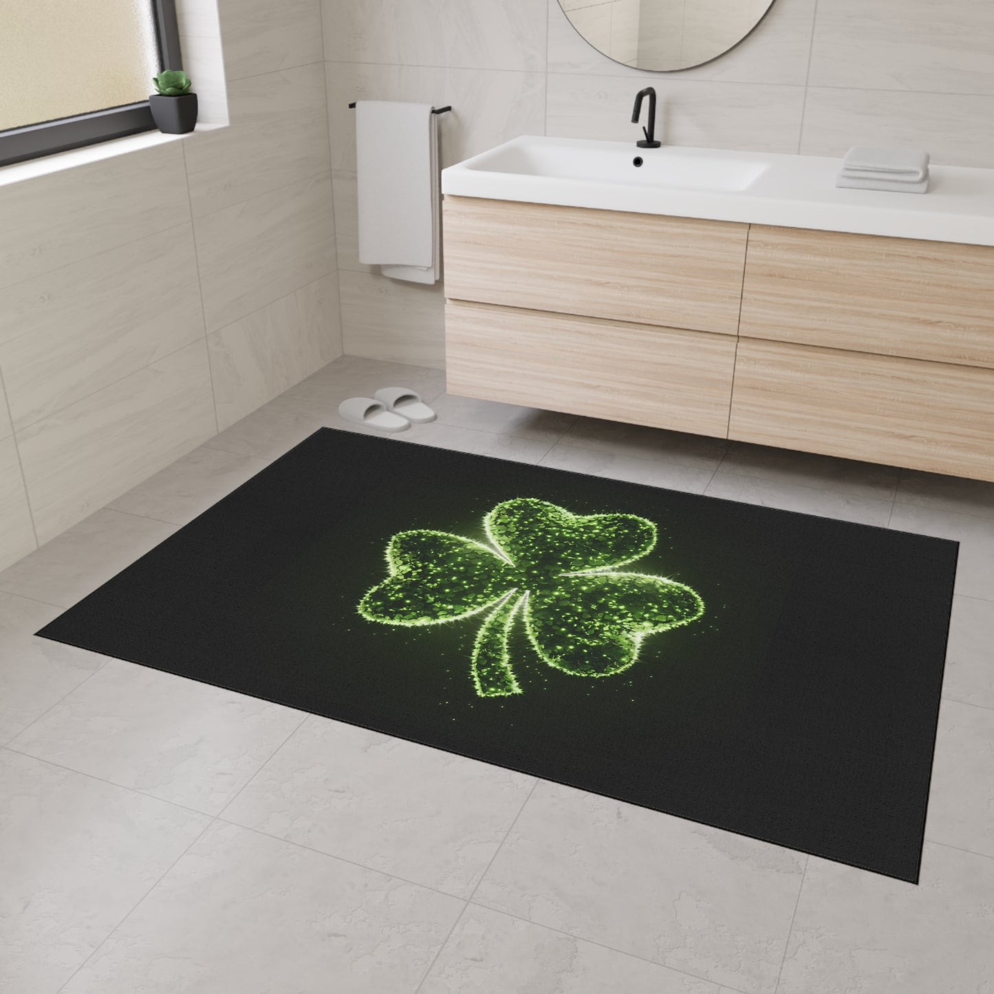 Floor Mat - Shamrock Design
