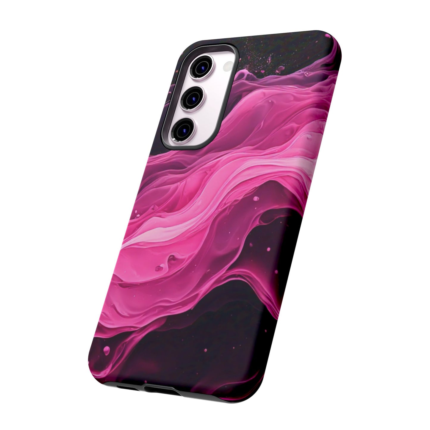 Samsung Galaxy Pink Paint Splash phone cover