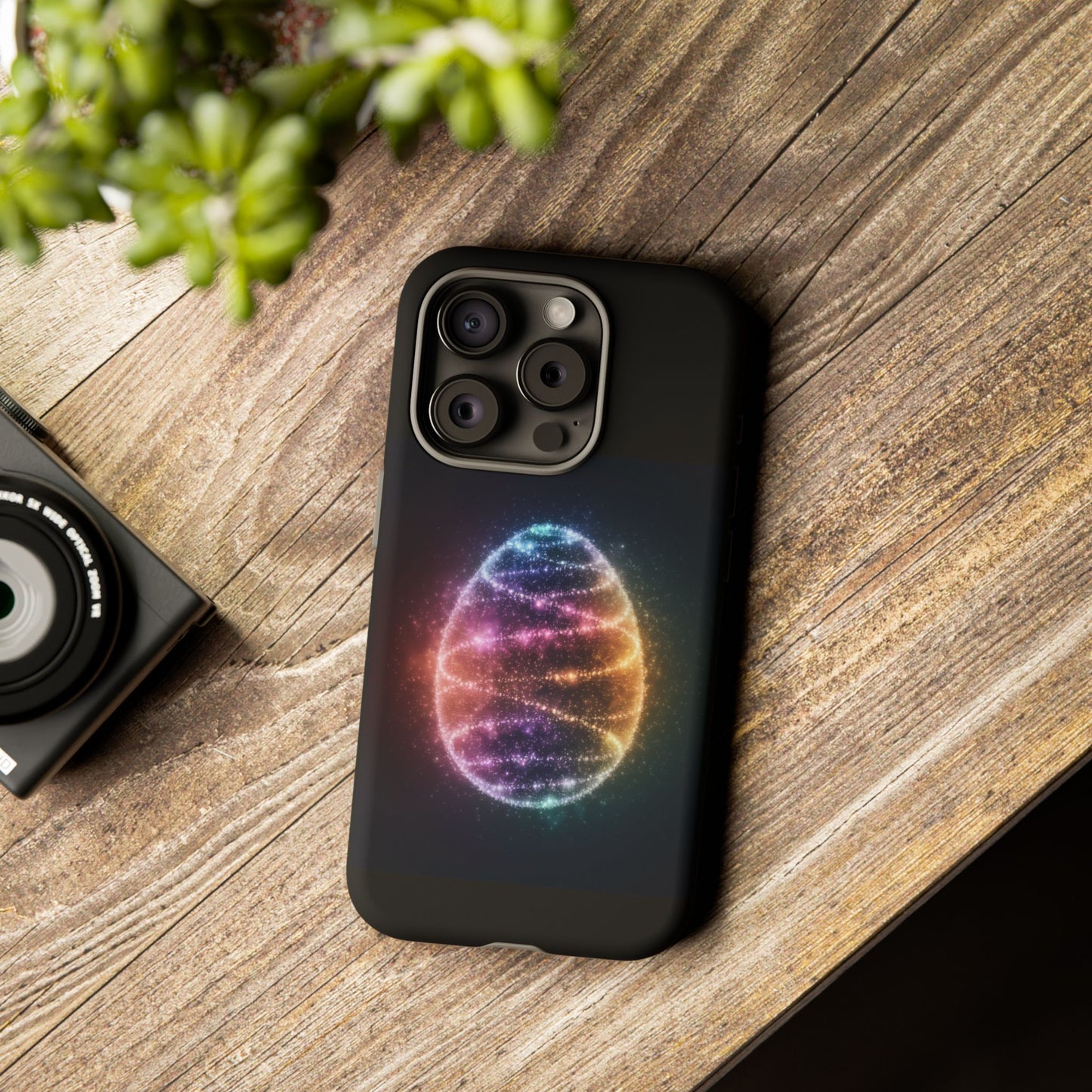 iPhone Case Bioluminescent Easter Egg Design Easter Phone Case Easter iPhone Case