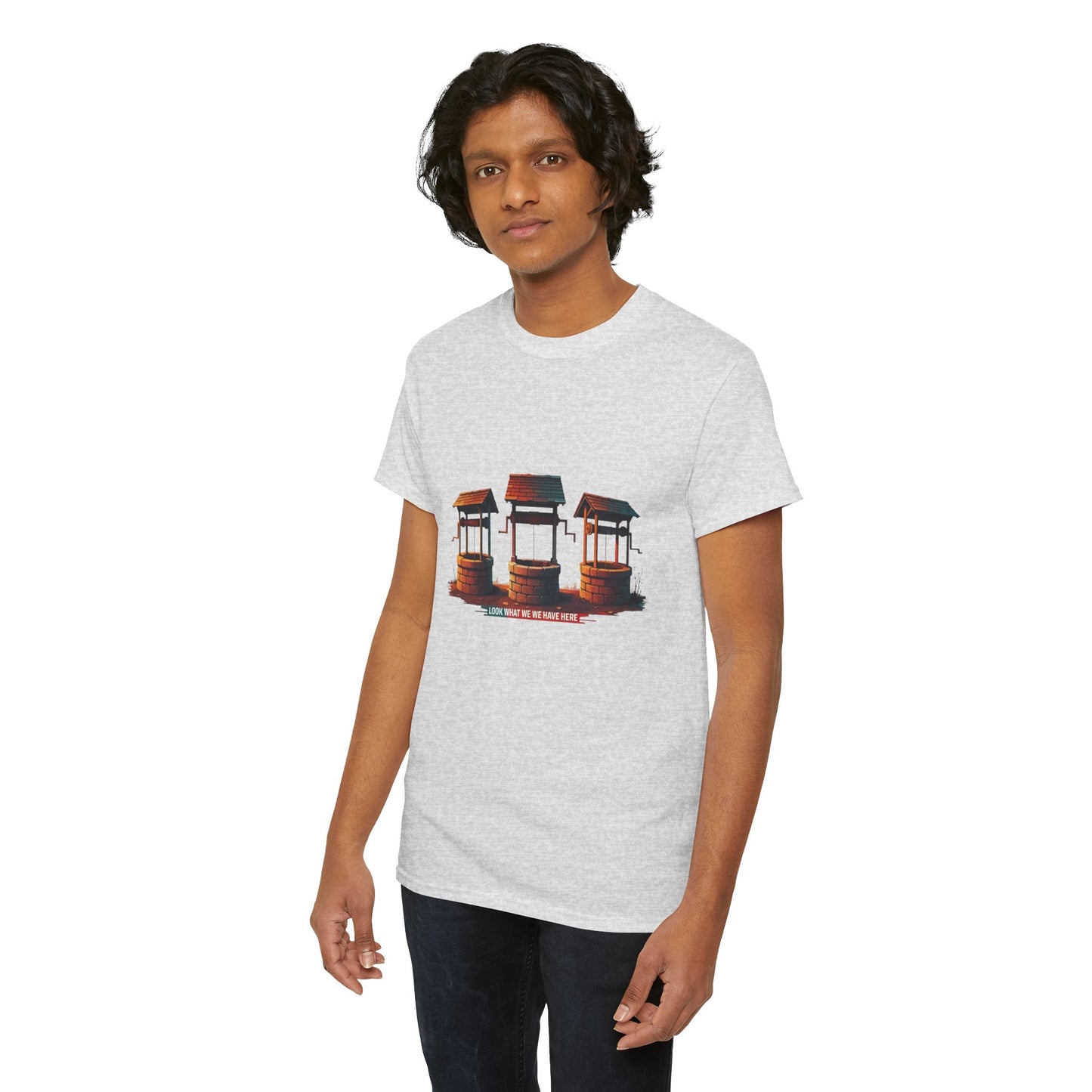 Funny “Well Well Well” T-Shirt • Pun Graphic Tee with Wishing Wells • Retro Vintage Humor Shirt • Gift for Pun Lovers & Joke Fans