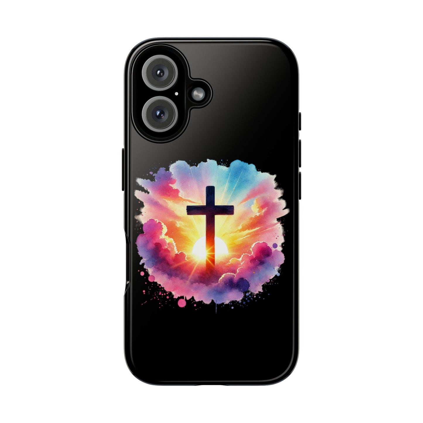 Inspirational Cross iPhone Case Christian Phone Case Easter iPhone Case Faith Based Case Easter iPhone Case