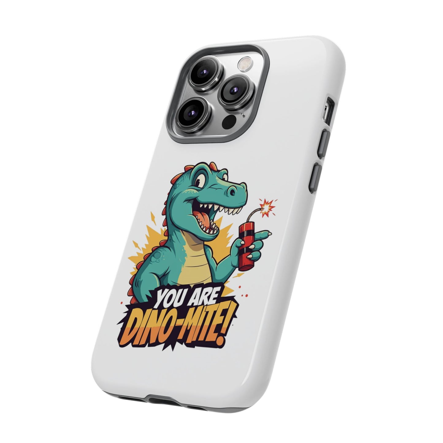 iPhone Case - Dino-Mite Pun Design
