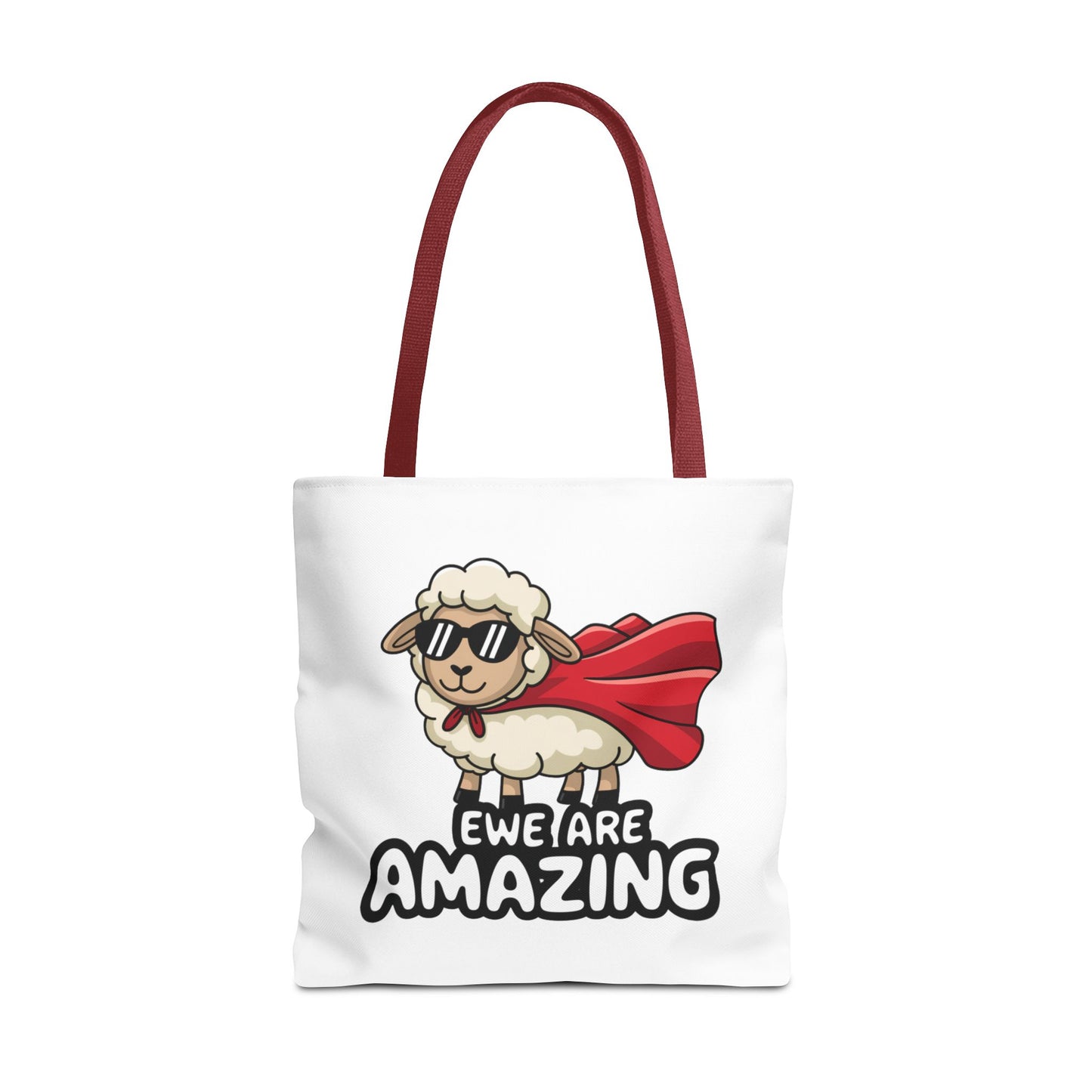 Sheep Tote Bag - Ewe Are Amazing Inspirational Bag Everyday Tote Funny Bag