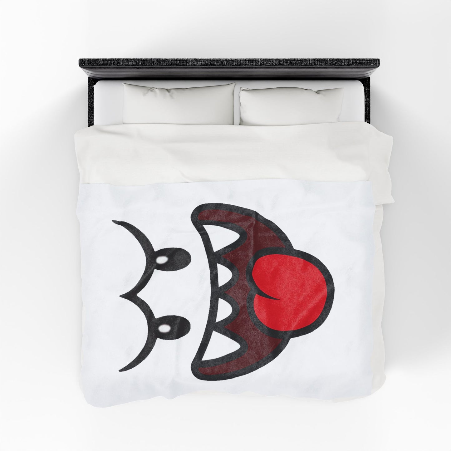 Funny Ghost Face Blanket, Spooky Halloween Throw, Creepy Gamer Room Bedding, Novelty Tongue Out Ghost Bedspread, Cool Cozy Horror Decor