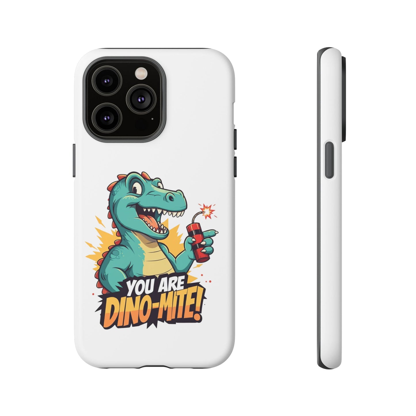 iPhone Case - Dino-Mite Pun Design