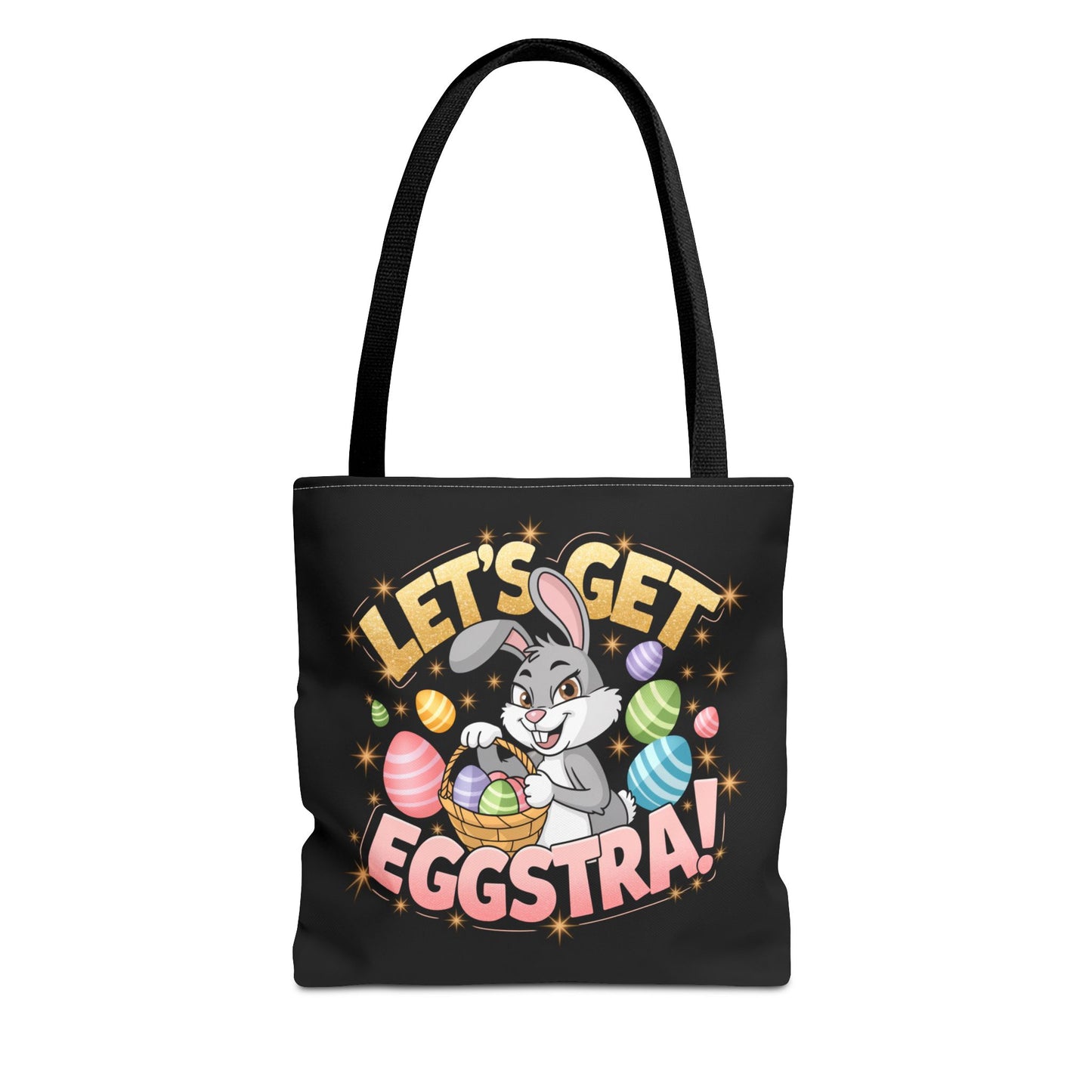Easter Bunny Tote Bag - 'Leg's Get Eggstra'