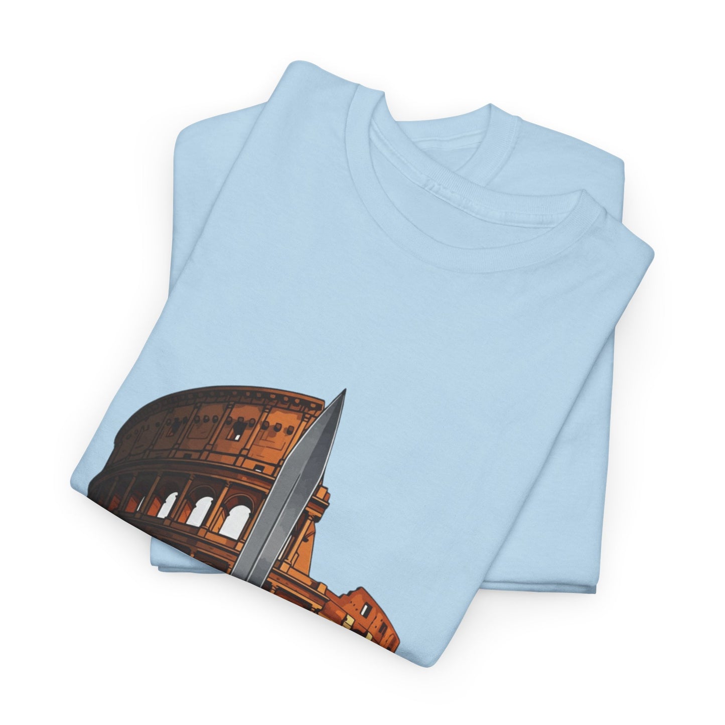 Strength & Honor Gladiator Shirt – Roman Colosseum Sword Graphic Tee – Ancient Rome History T-Shirt for Gladiator & Travel Fans