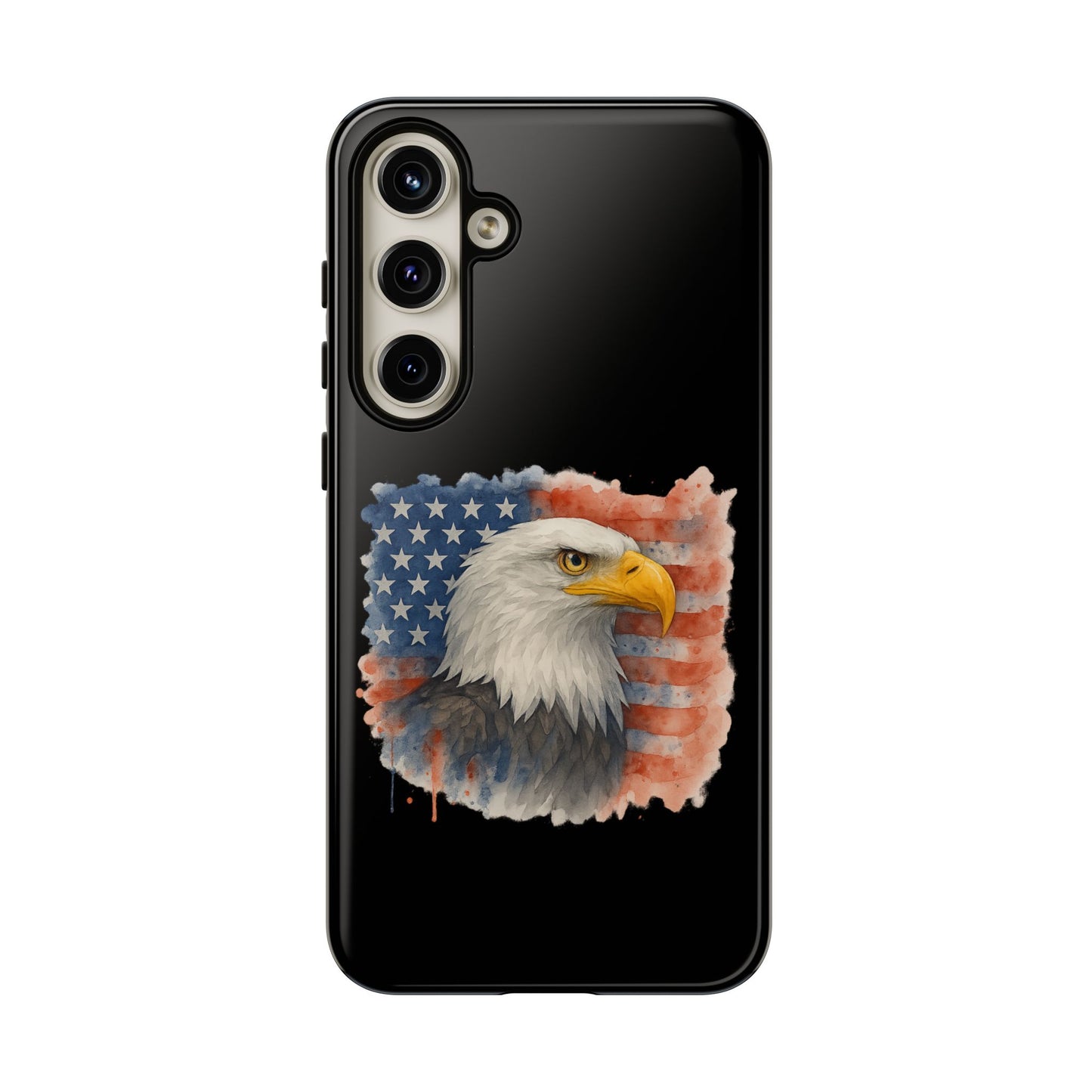 Eagle Flag Phone Case for Samsung Phone - Patriotic Tough Case for Freedom Lovers 4th of July Case Memorial Day Veteran's Day