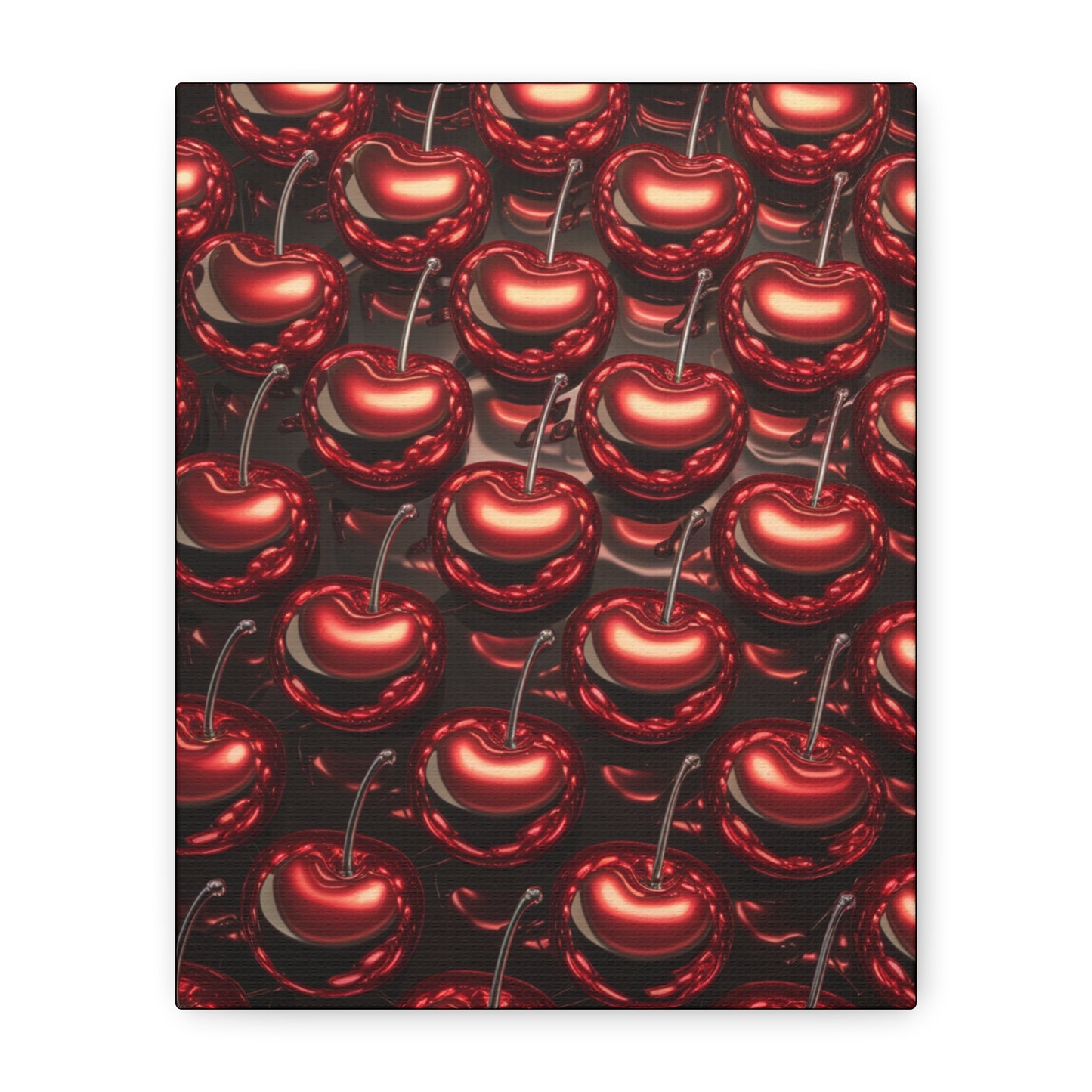 Canvas Wall Art - Colorful Shiny Cherries
