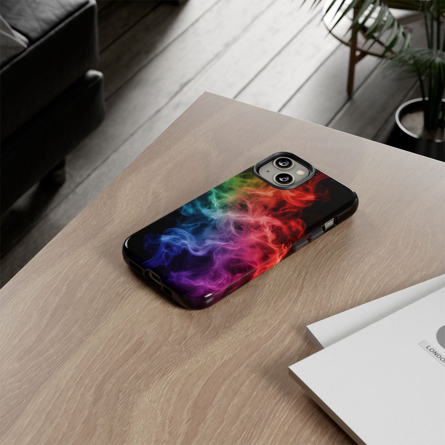 iPhone Case - Colorful Smoke Design