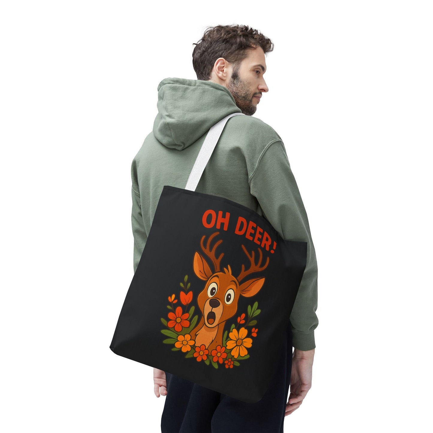 Oh Deer Tote Bag Wildlife Bag Deer Tote Nature Bag Grocery Bag Reusable Tote