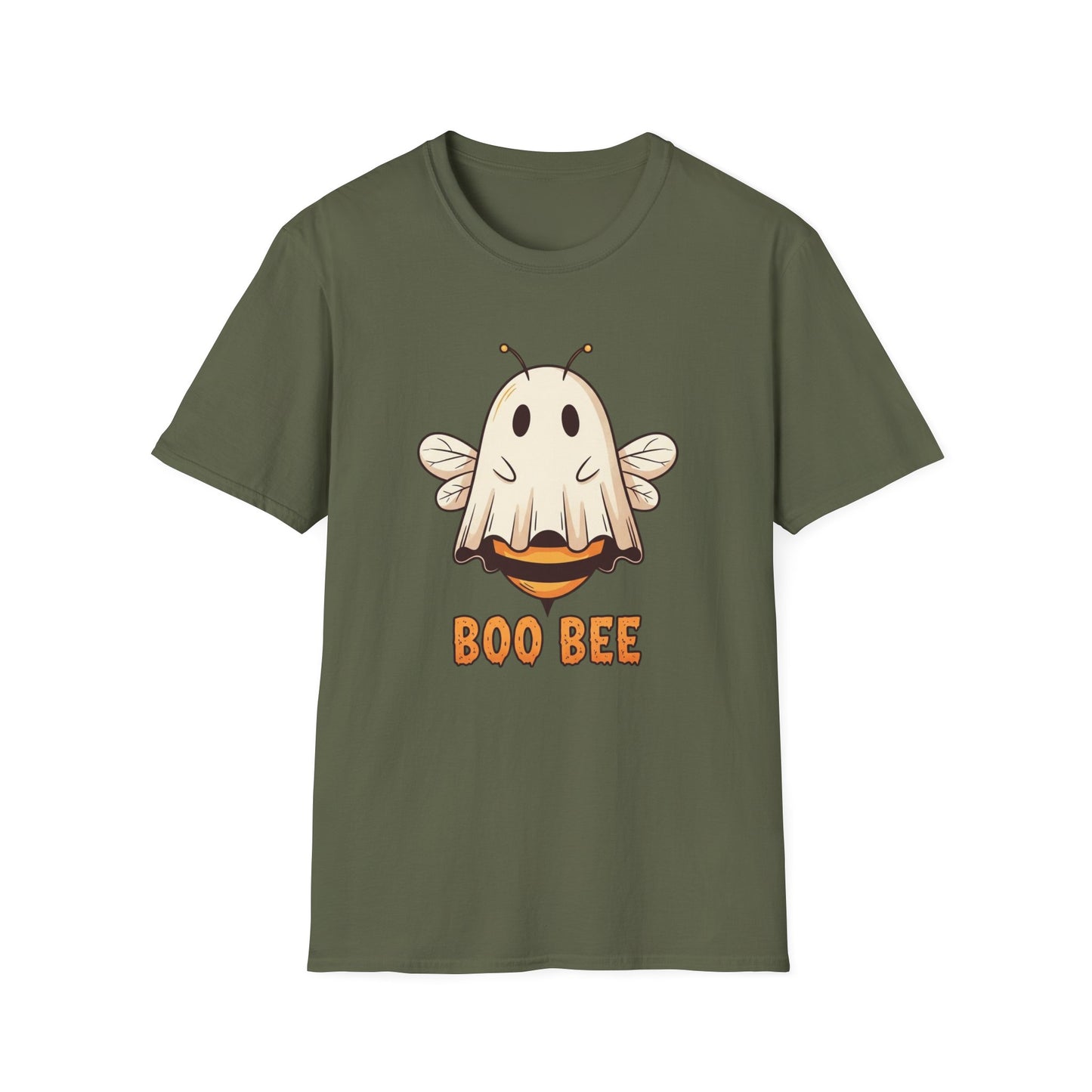 Funny Boo Bee Halloween Shirt – Cute Ghost Bee Costume Tee, Spooky Season Pun Shirt, Bee Lover Gift, Fall T-Shirt, Unisex Sizes