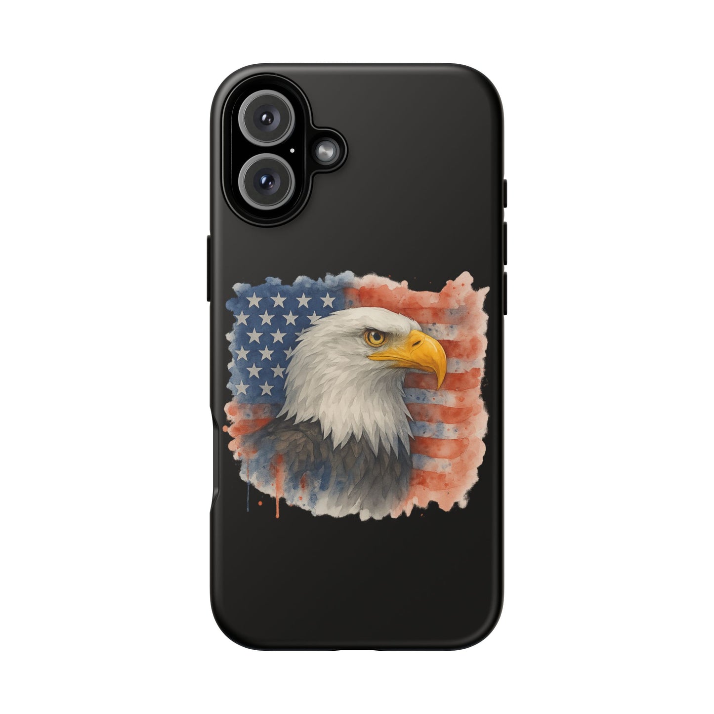 Patriotic Eagle Phone Case for iPhone - Tough Cases with American Flag Design 4th of July Case Memorial Day Veteran's Day