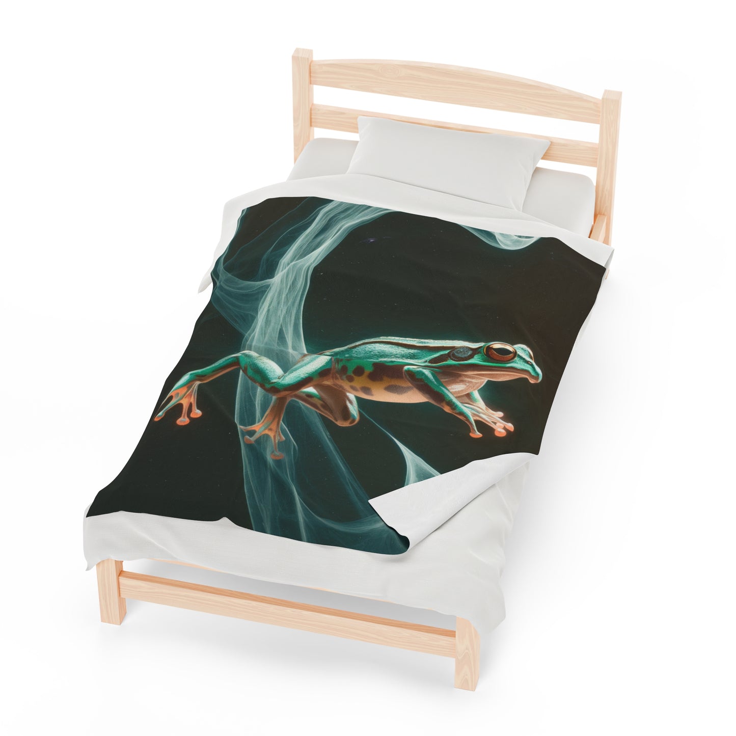 Plush Blanket - Fun Frog Design