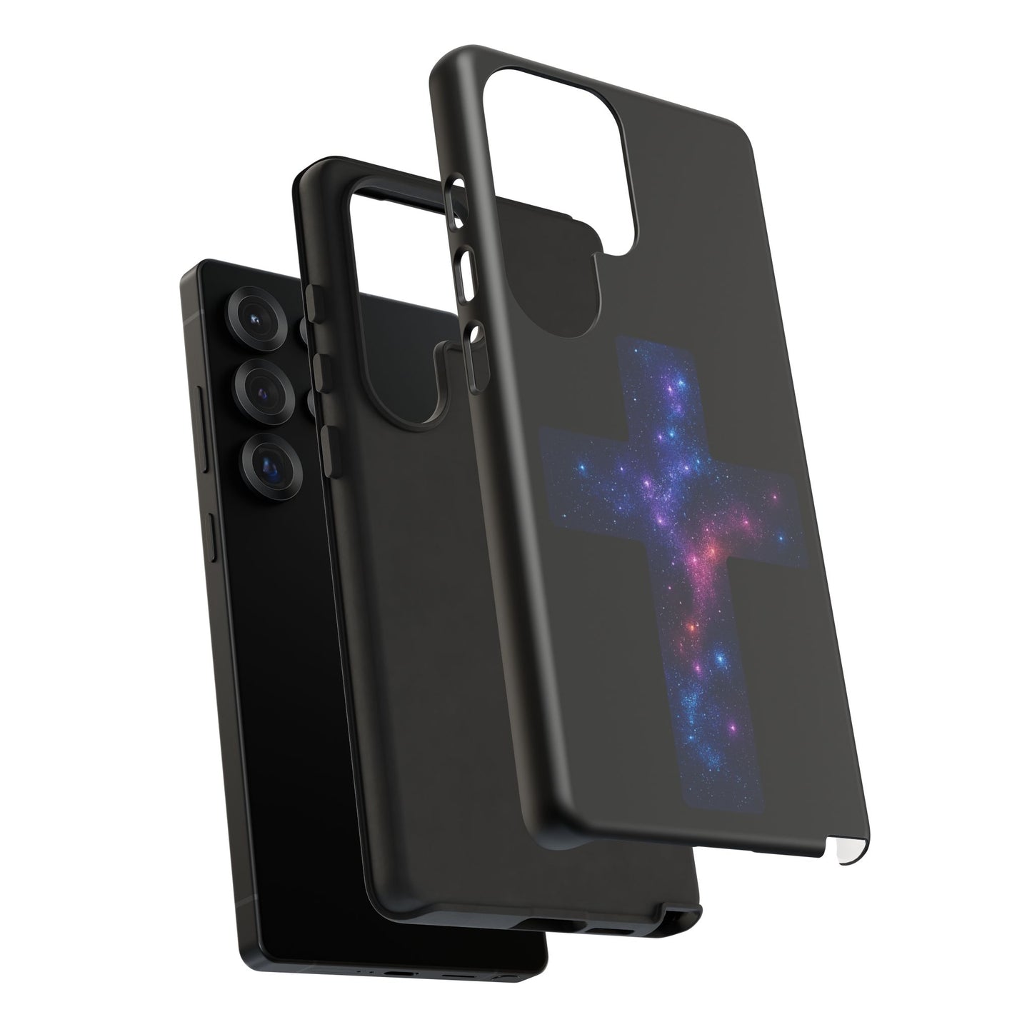 Samsung Phone Case - Galactic Cross Case Christian Phone Case Spiritual Samsung Case Religious Accessory Gift for Believers