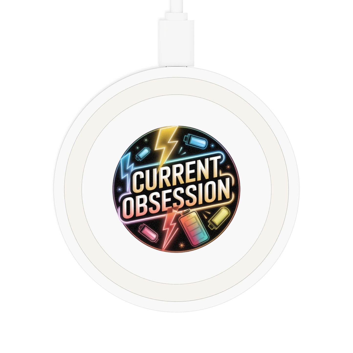 Wireless Charging Pad, Fun Quake Current Obsession Tech Gift, Charger Station