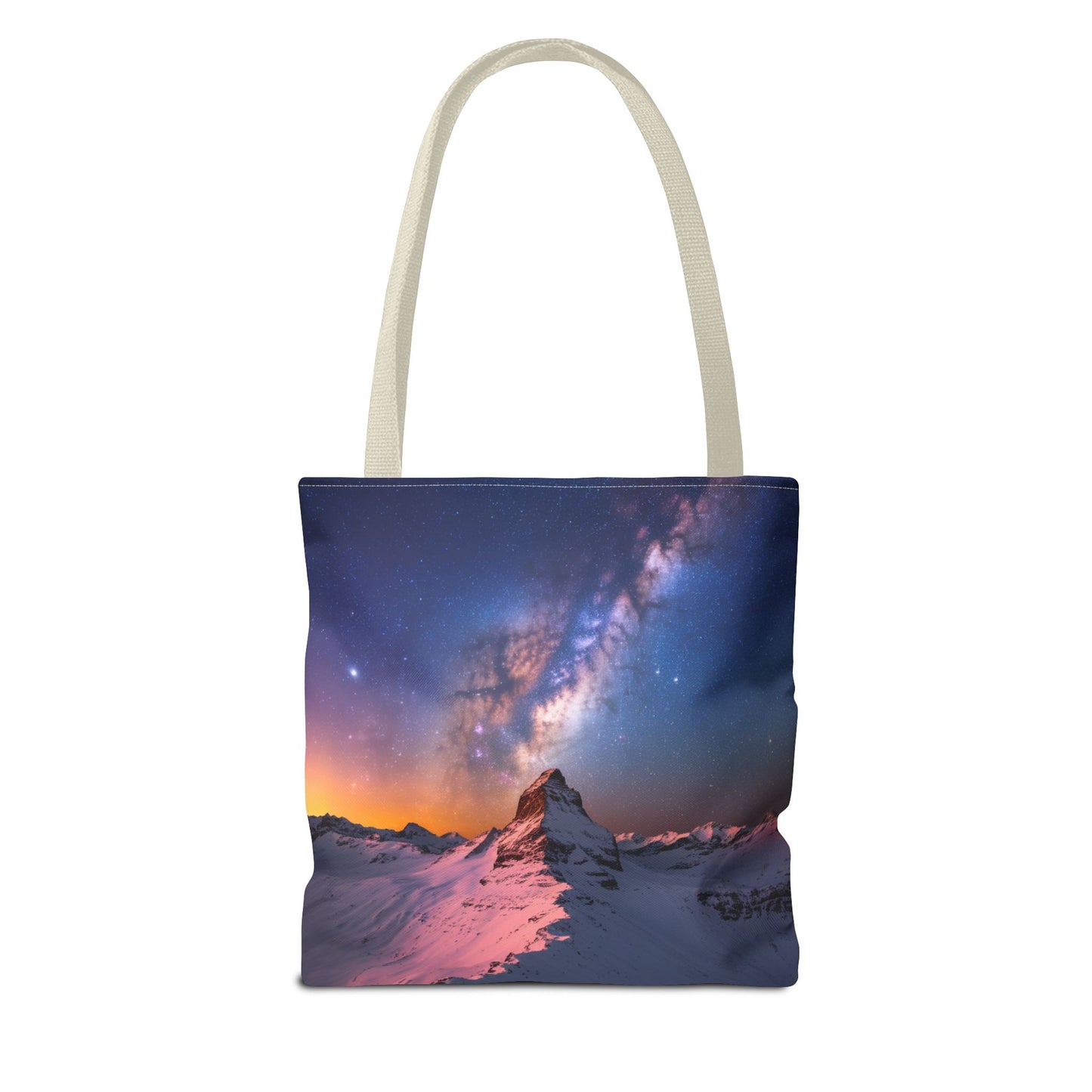 Stunning Mountain Galaxy Tote Bag - Nature Lover's Eco-Friendly Bag
