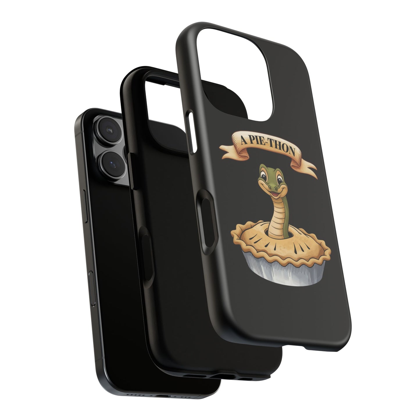 iPhone Case - 'Pie-Thon' Snake Pie Funny Tough Case