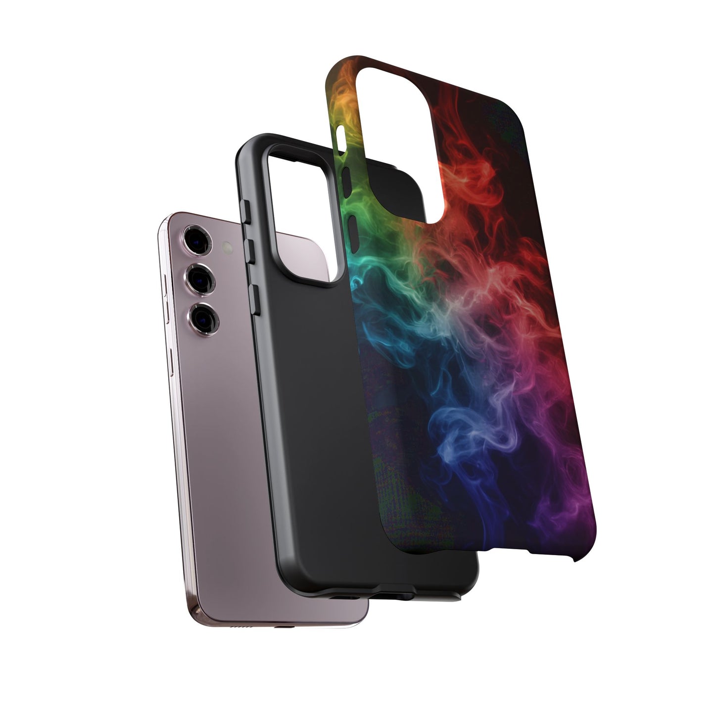 Samsung Galaxy Tough Case with Colorful Smoke Design