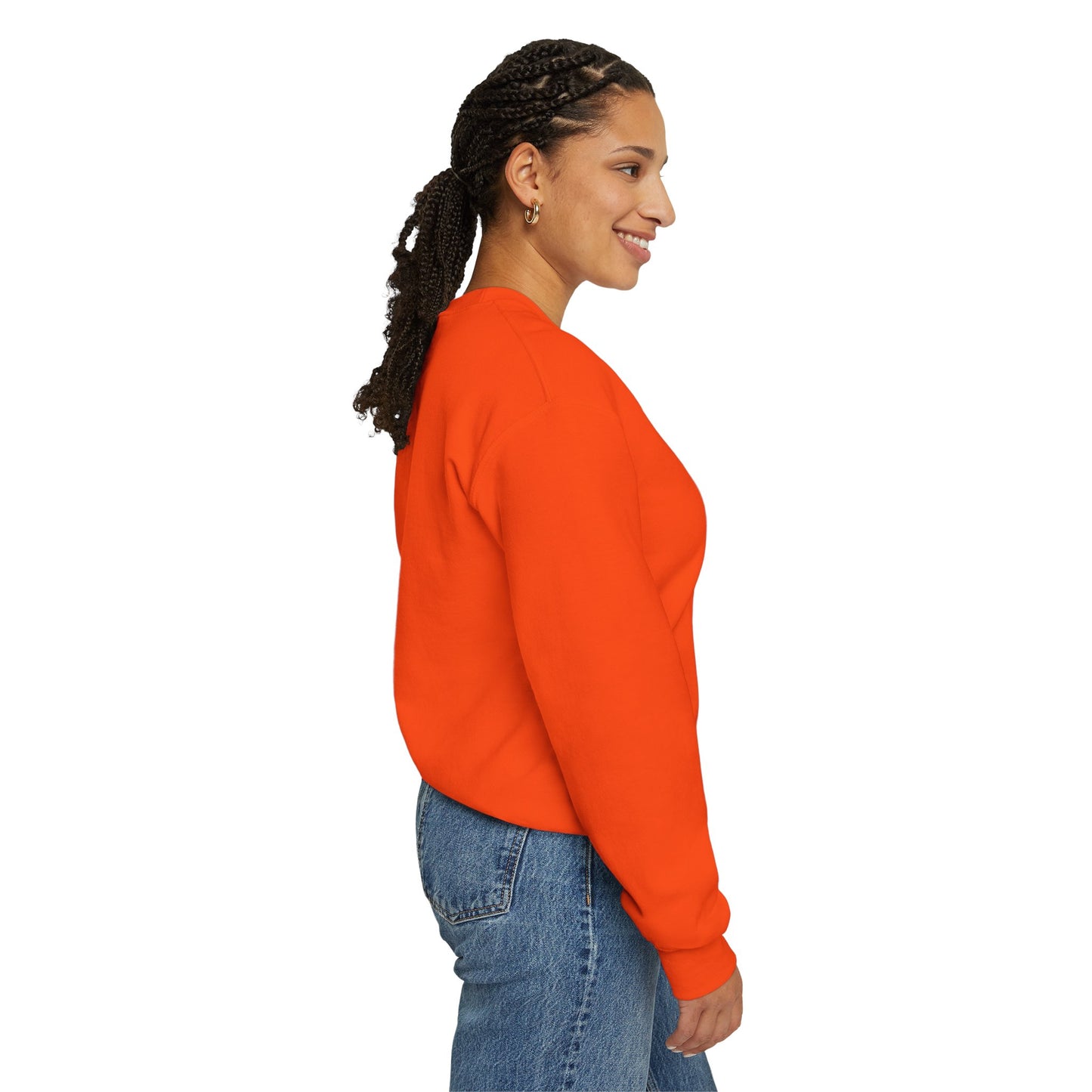 Spooky Grin Sweatshirt, Cartoon Ghost Face Crewneck, Halloween Grinning Ghost Sweatshirt, Cute Monster Smile Pullover, Spooky Season Graphic Sweat