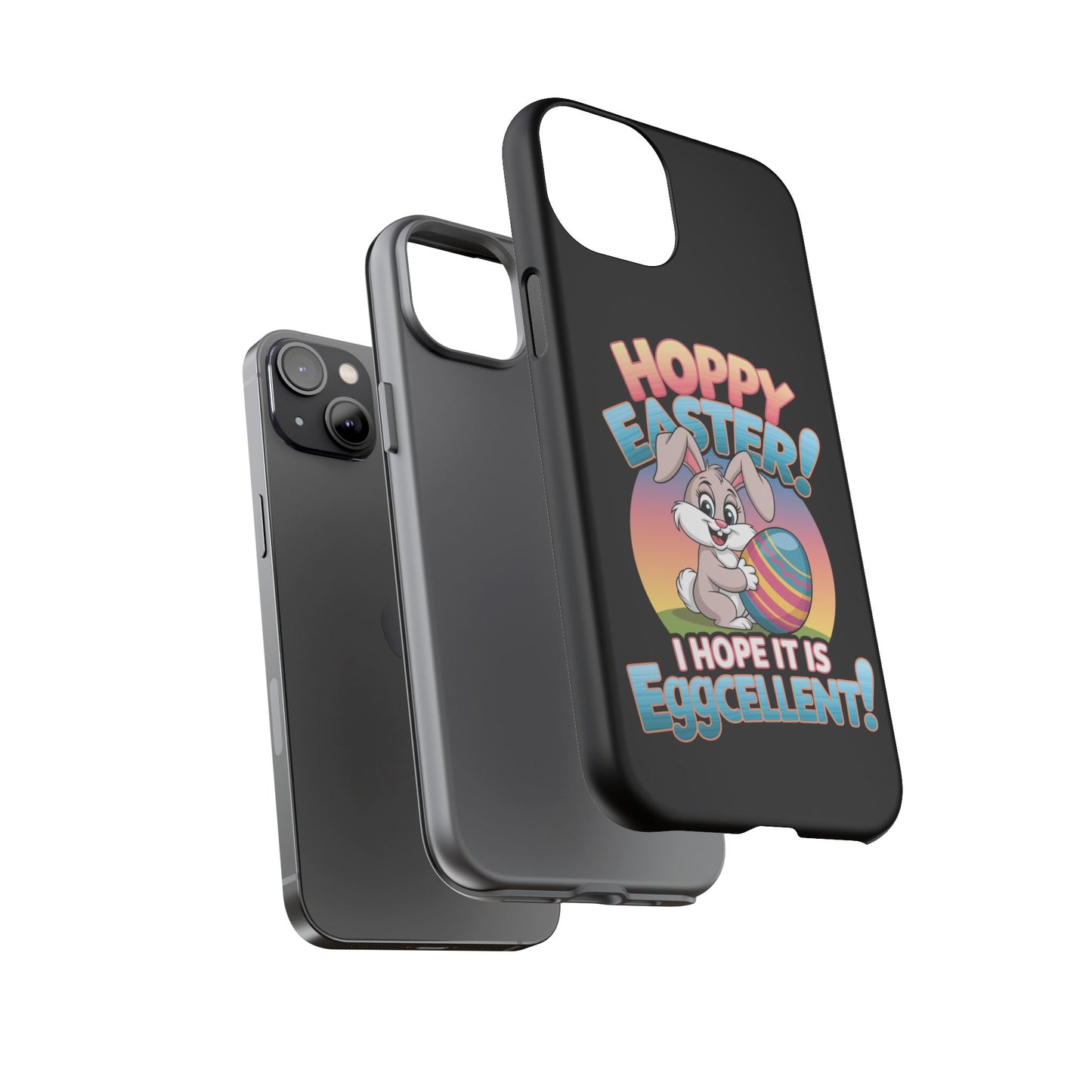 iPhone Case Easter Bunny 'Hoppy Easter I Hope it is Eggcellent' Easter Phone Case Easter Bunny