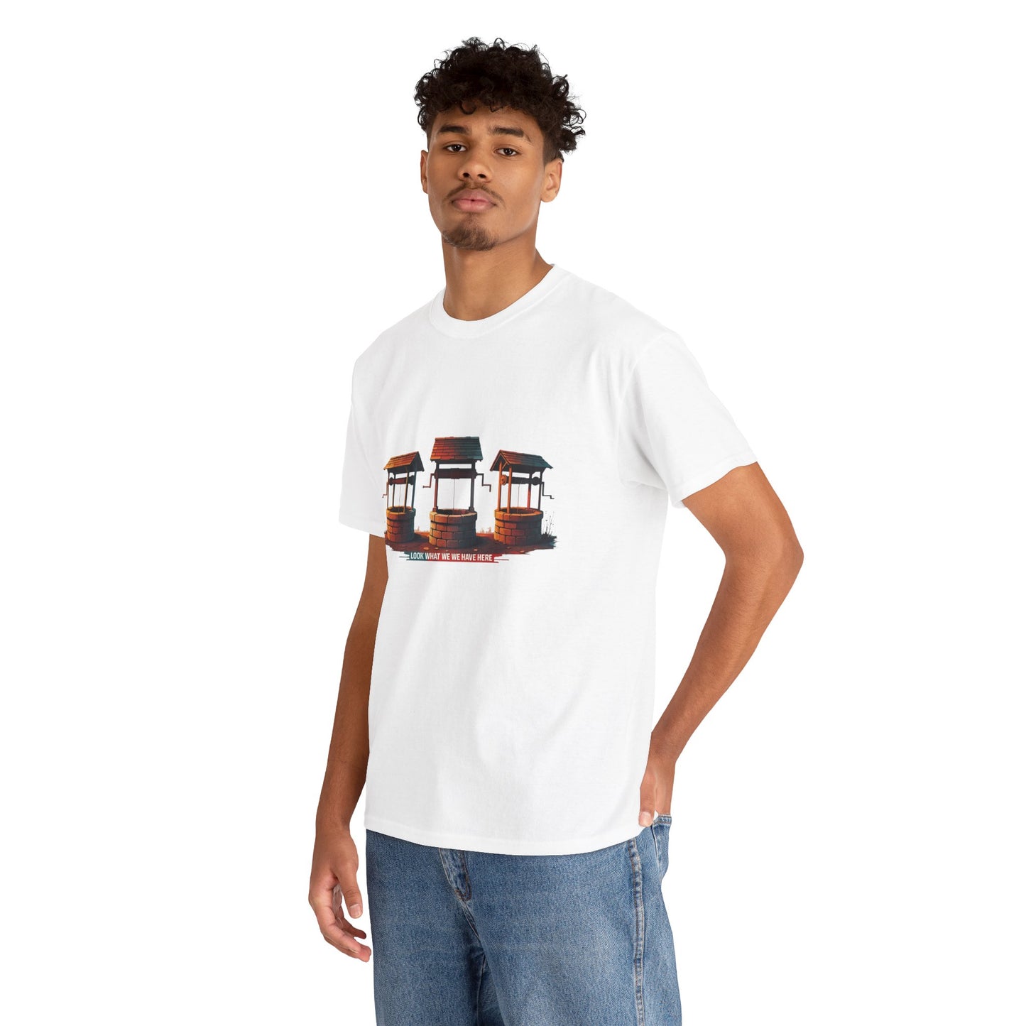 Funny “Well Well Well” T-Shirt • Pun Graphic Tee with Wishing Wells • Retro Vintage Humor Shirt • Gift for Pun Lovers & Joke Fans