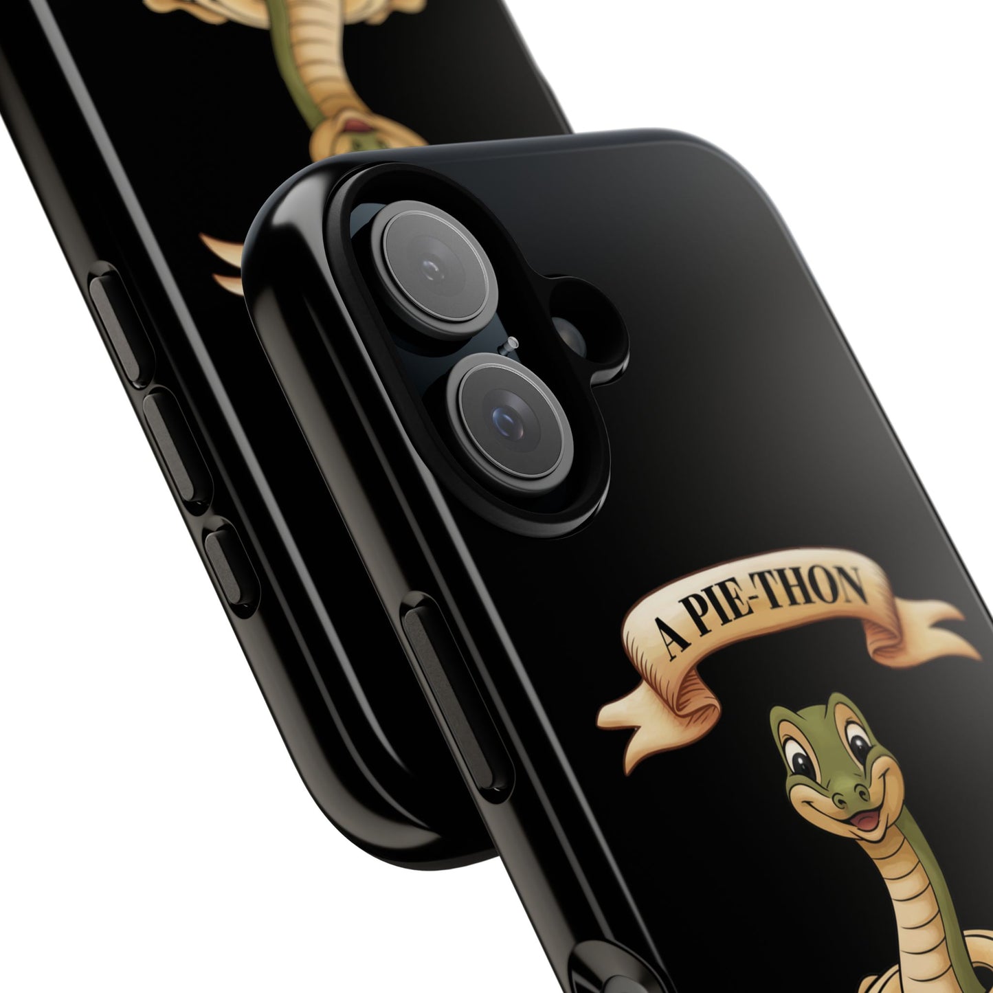 iPhone Case - 'Pie-Thon' Snake Pie Funny Tough Case