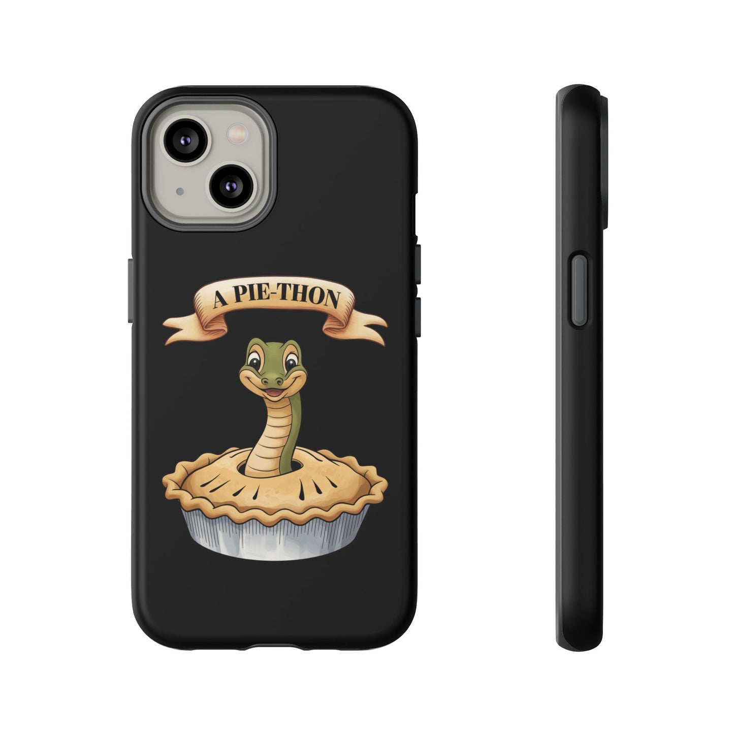 iPhone Case - 'Pie-Thon' Snake Pie Funny Tough Case