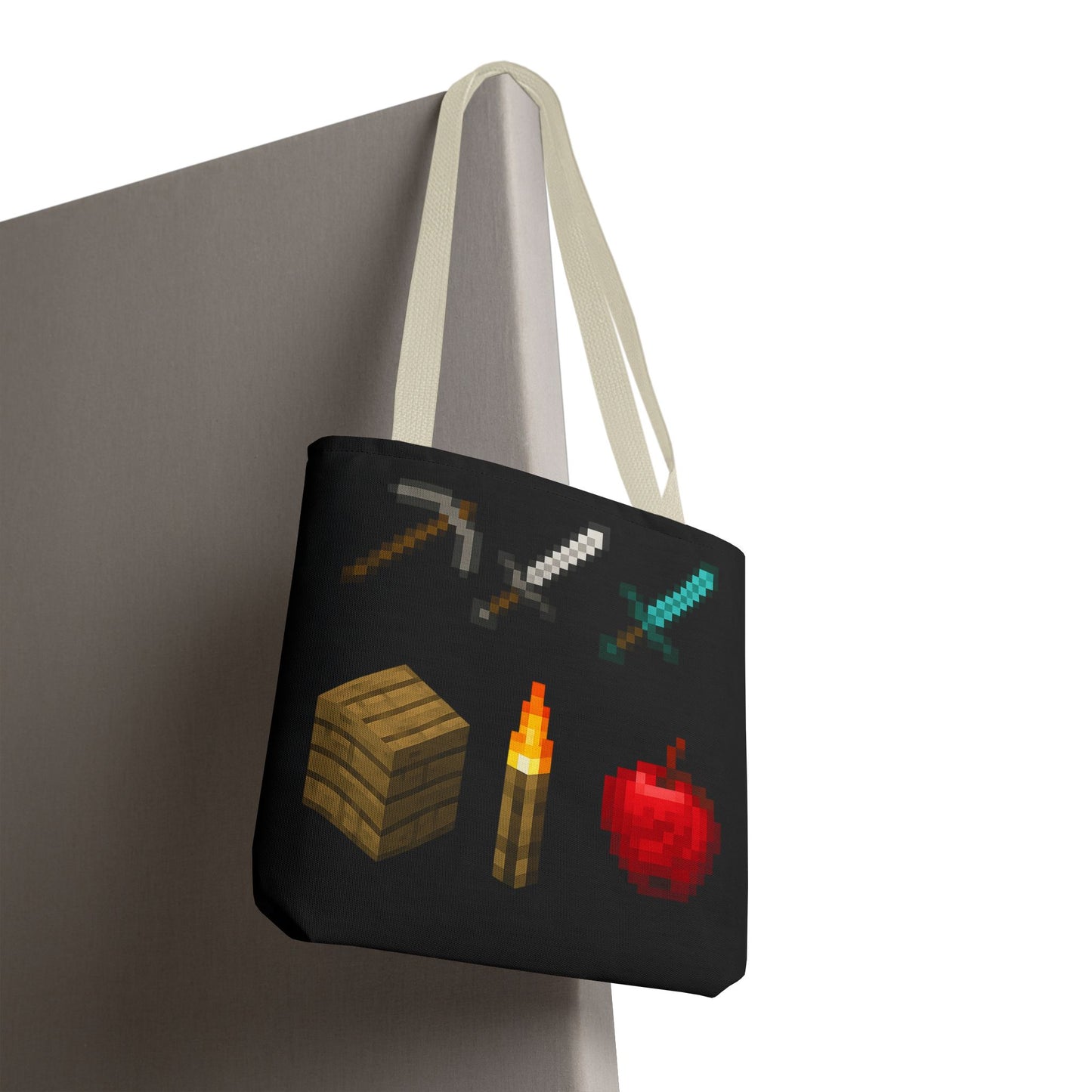 Minecraft Inspired Tote Bag Adventure Awaits Shopping Bag Reusable Tote Summer Bag