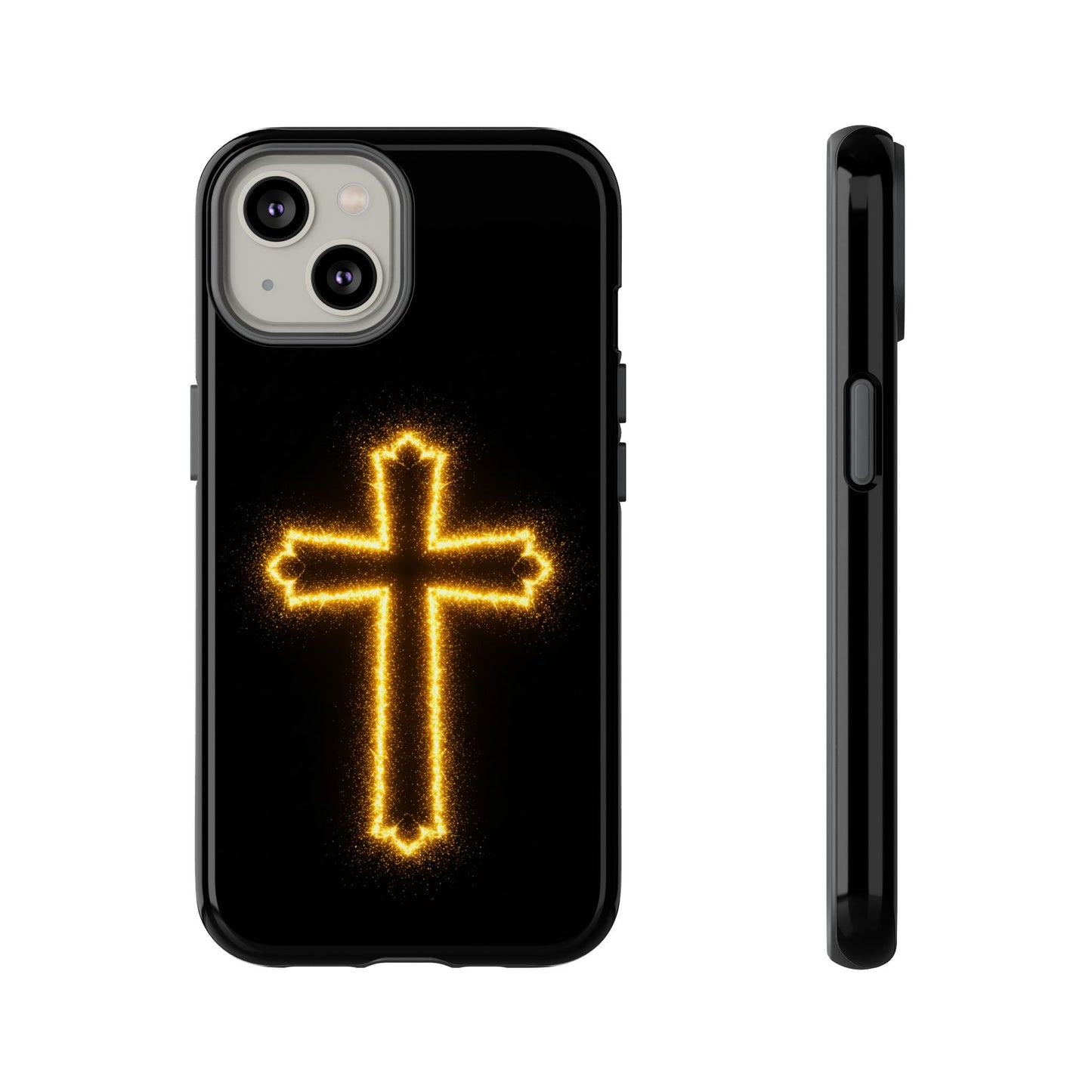 Glowing Cross Phone Case - Faith-Inspired Tough Cases