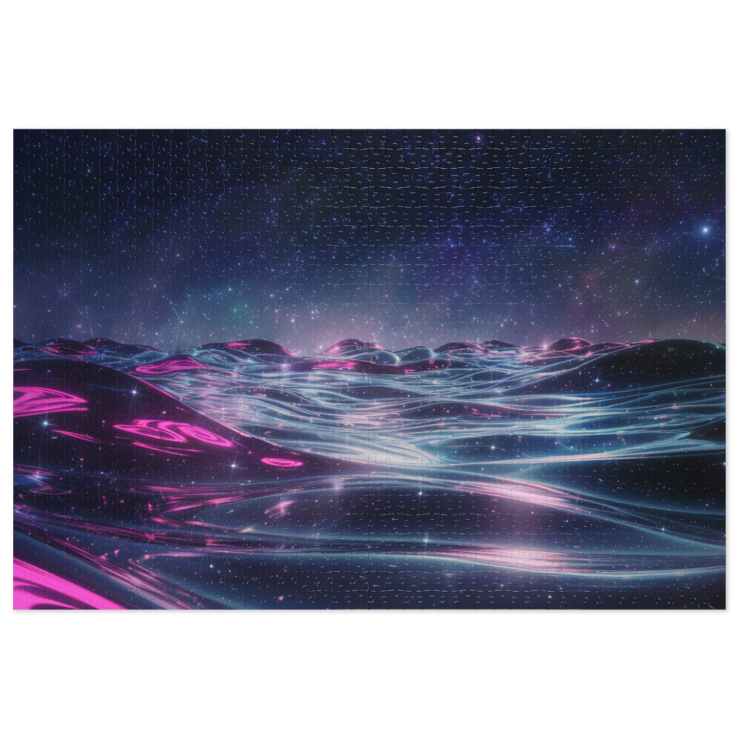 Jigsaw Puzzle: Galactic Ocean Night Sky