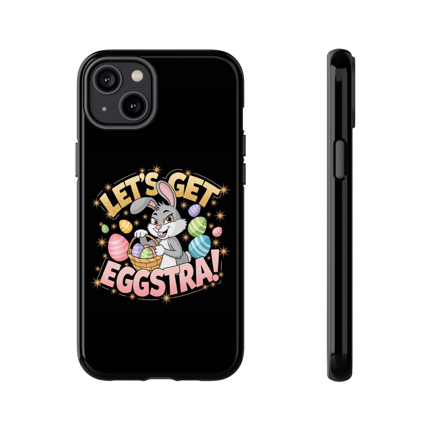 iPhone Case Easter Bunny 'Let's Get Eggstra Phone Case Easter iPhone Case