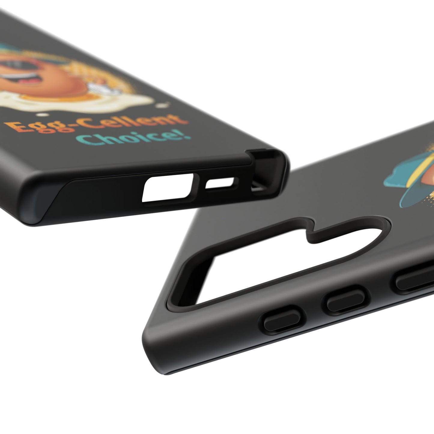 Samsung Phone Case - Egg-Cellent Choice Pun Design