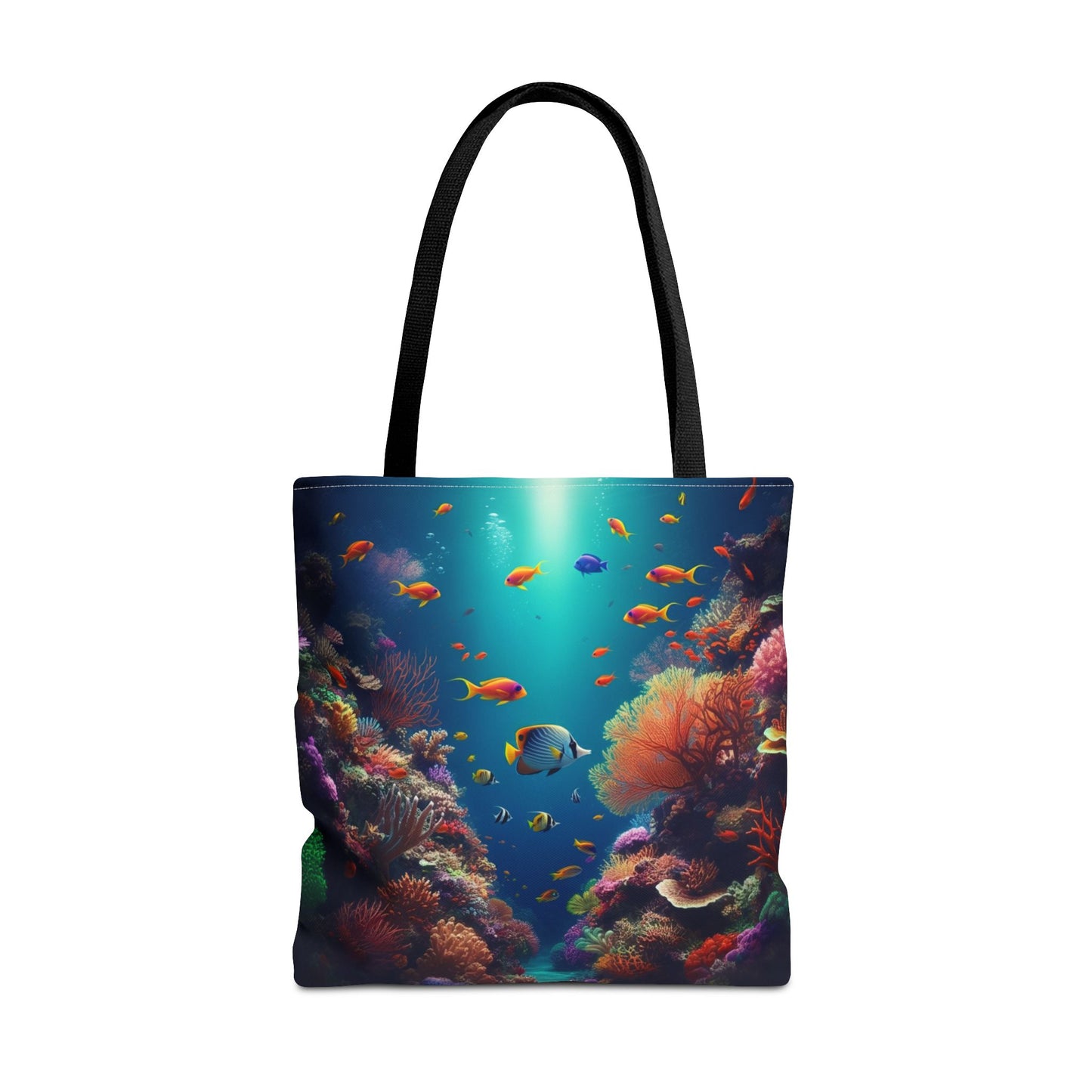 Coral Reef Illustrated Tote Bag