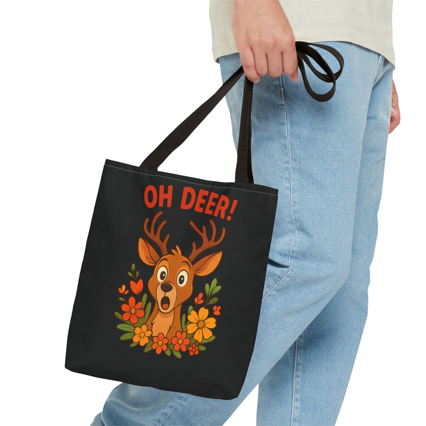 Oh Deer Tote Bag Wildlife Bag Deer Tote Nature Bag Grocery Bag Reusable Tote