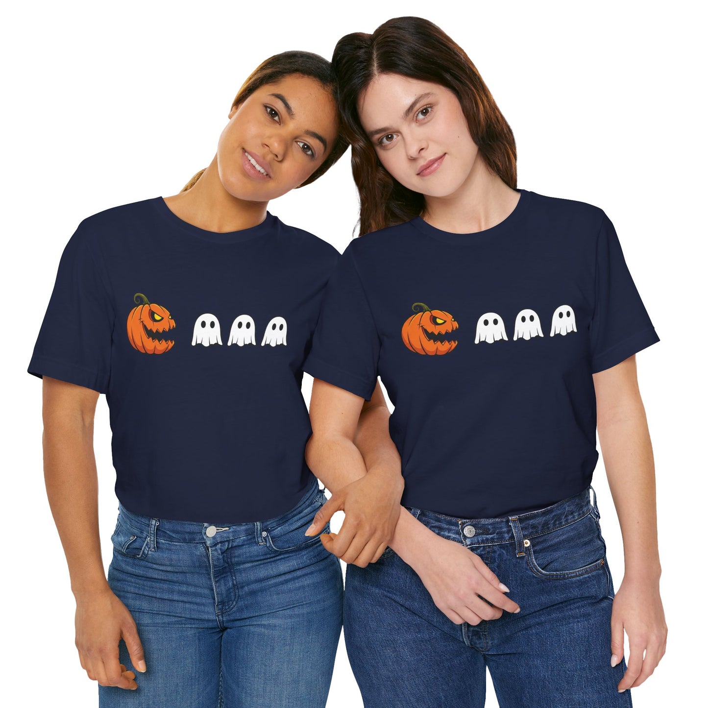 Pumpkin Pac-Man Shirt, Halloween Arcade Tee, Pumpkin Chase Ghosts Tee, Retro Gaming Halloween, Spooky Season Shirt, Vintage Game Pumpkin Top
