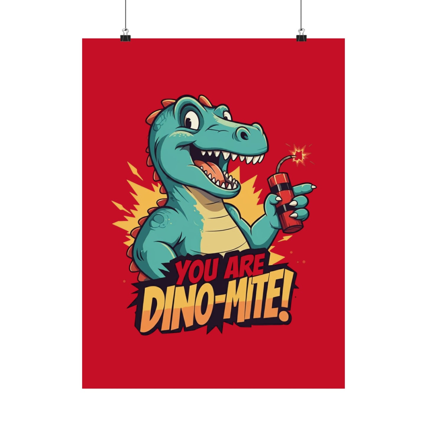 Vertical Poster Dino-Mite Dinosaur