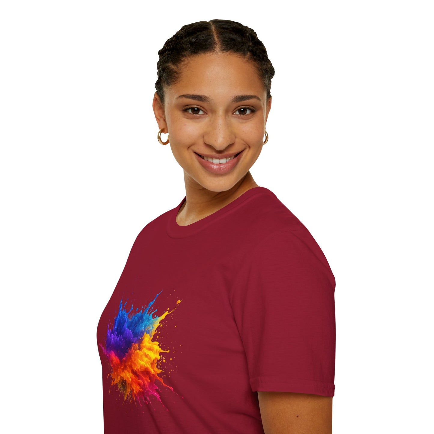 Color Burst Paint Splash Shirt – Vibrant Abstract Art Tee for Creatives & Color Lovers Colorful Apparel