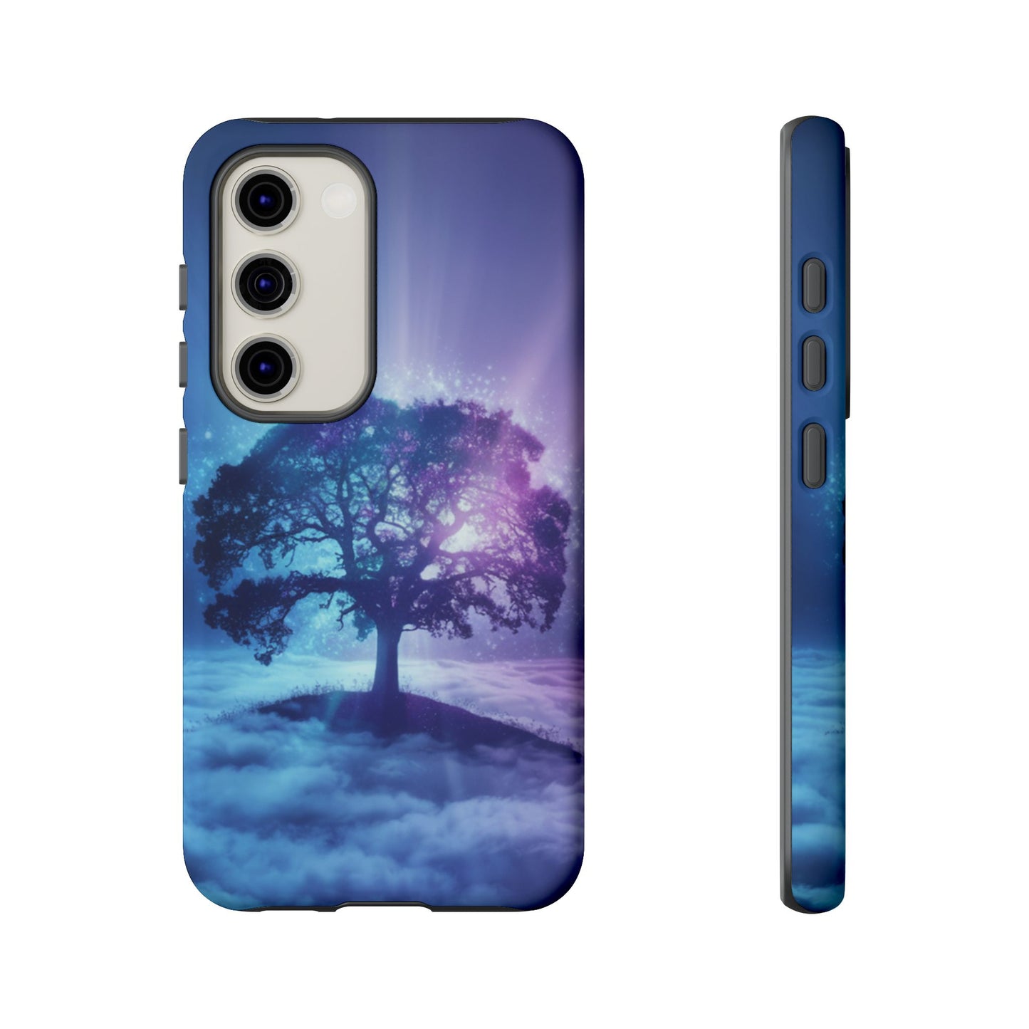 Samsung Phone Case - Dreamy Tree in the Clouds Design