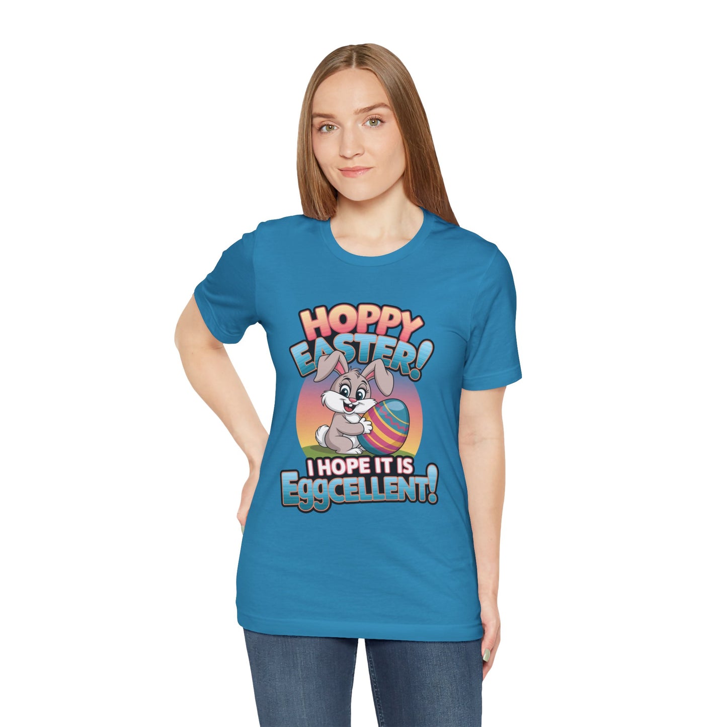 Happy Easter Unisex Tee Easter Shirt Easter Bunny T Shirt Easter Apparel Easter Bunny Outfit