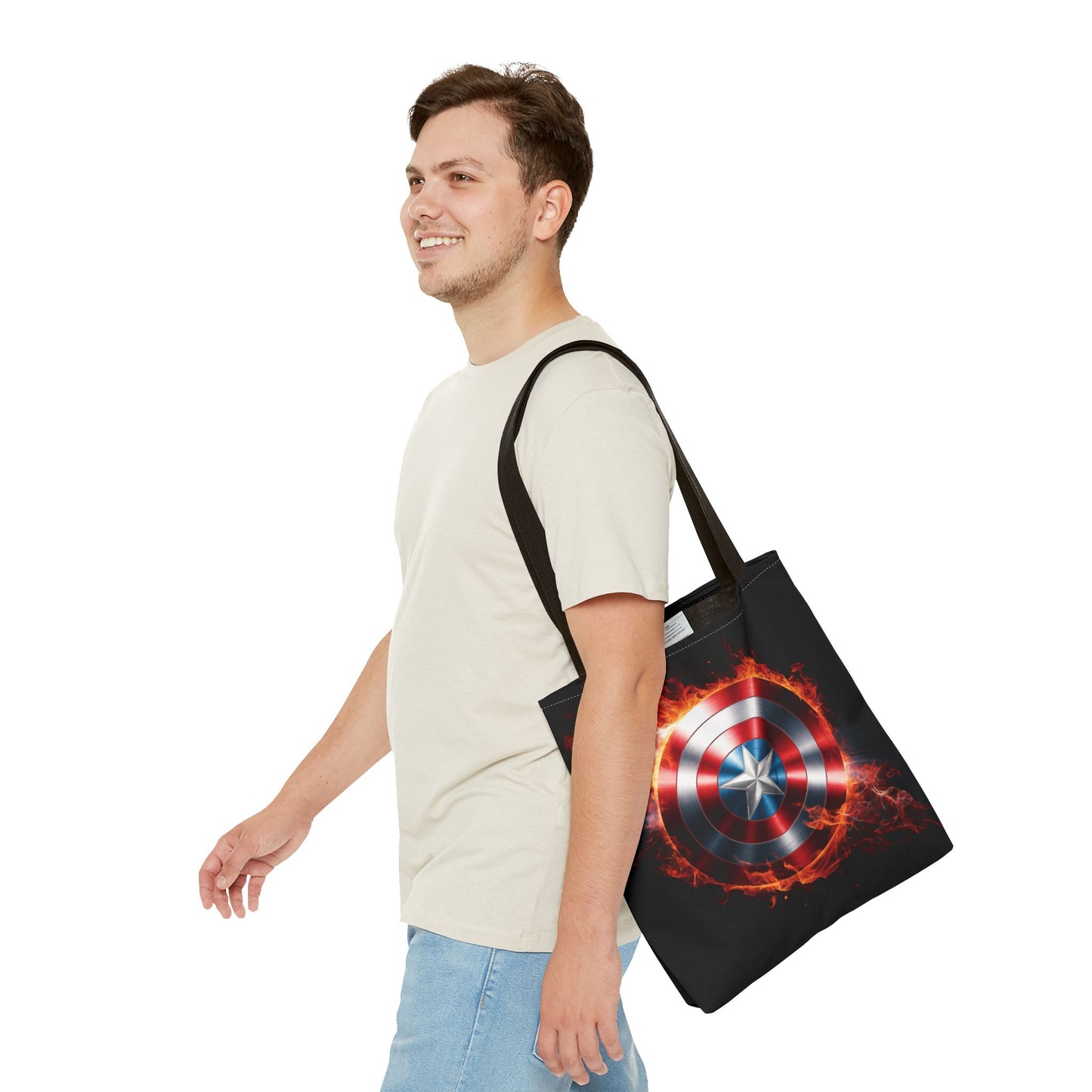 Captain America Shield Tote Bag