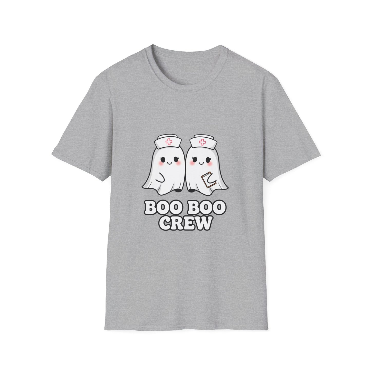 Boo Boo Crew Nurse Ghost Funny T-Shirt | Cute Medical Ghost Tee | EMT Nurse Gift | Halloween Medical Humor | Staff Crew Tee Shirt
