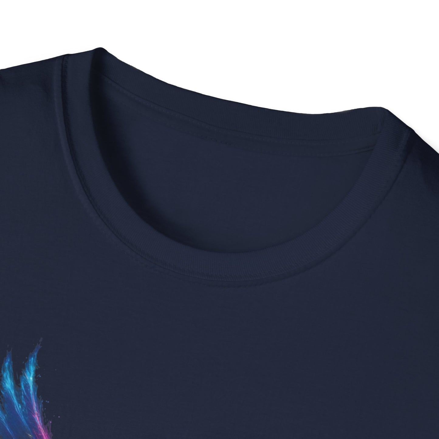 Abstract Dove Graphic Tee | Neon Spiritual Bird T-Shirt, Christian Symbol of Peace, Colorful Artsy Faith Shirt, Unique Religious Gift
