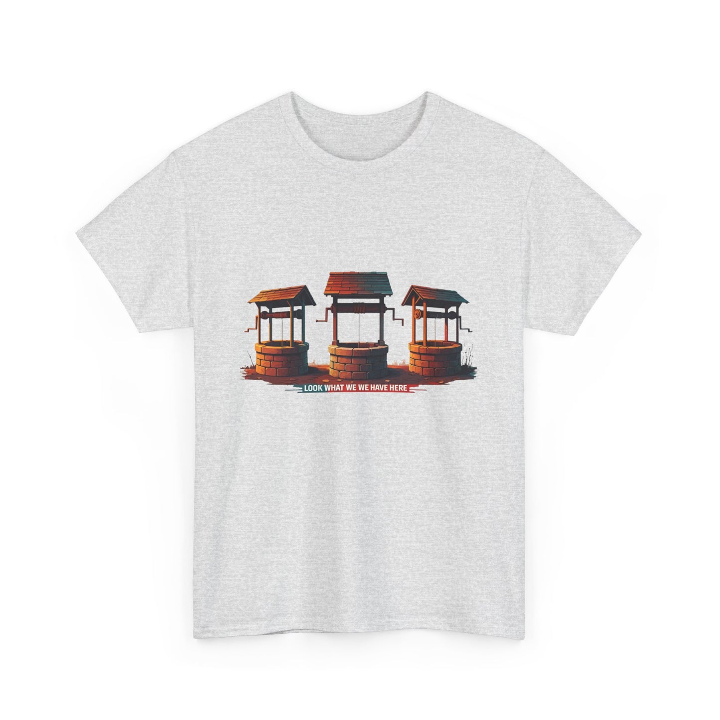 Funny “Well Well Well” T-Shirt • Pun Graphic Tee with Wishing Wells • Retro Vintage Humor Shirt • Gift for Pun Lovers & Joke Fans