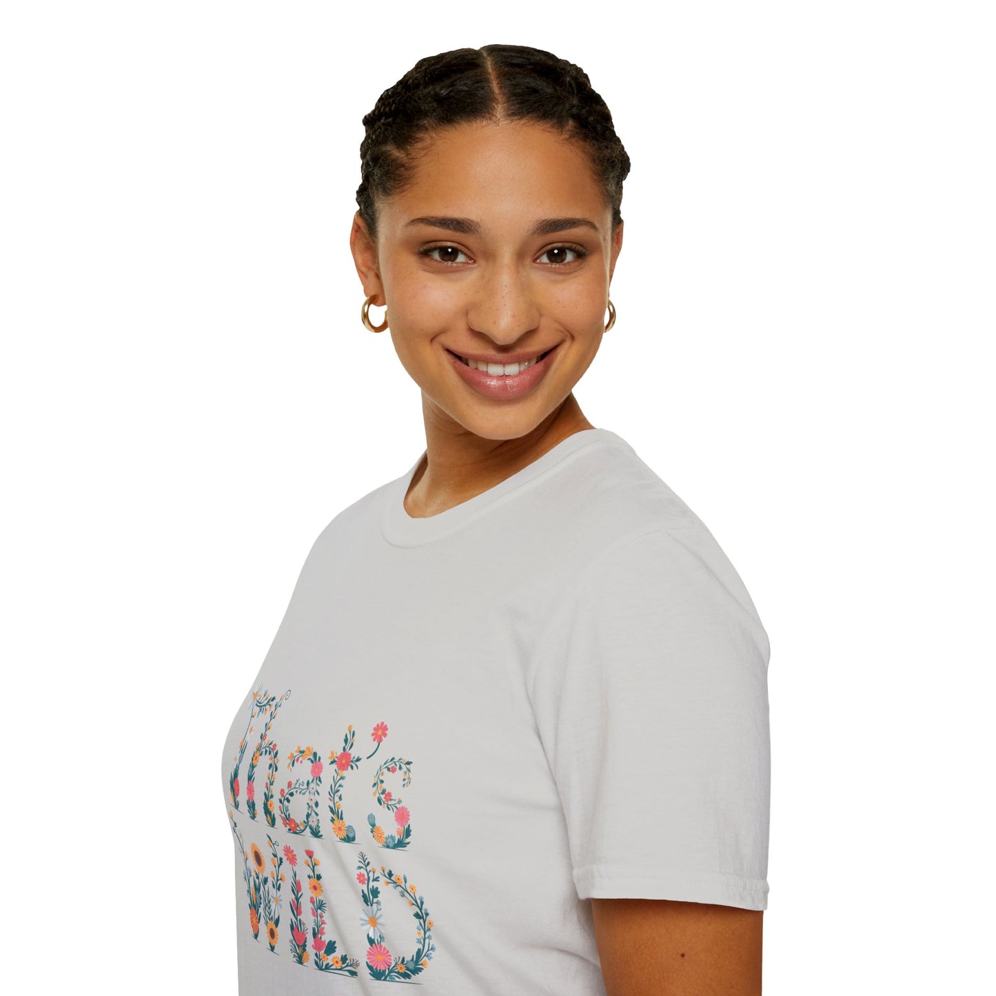 Cottagecore Floral ‘That’s Wild’ Graphic Tee • Wildflower Nature Shirt • Retro Bloom T‑shirt • Botanical Cottagecore Aesthetic Gift