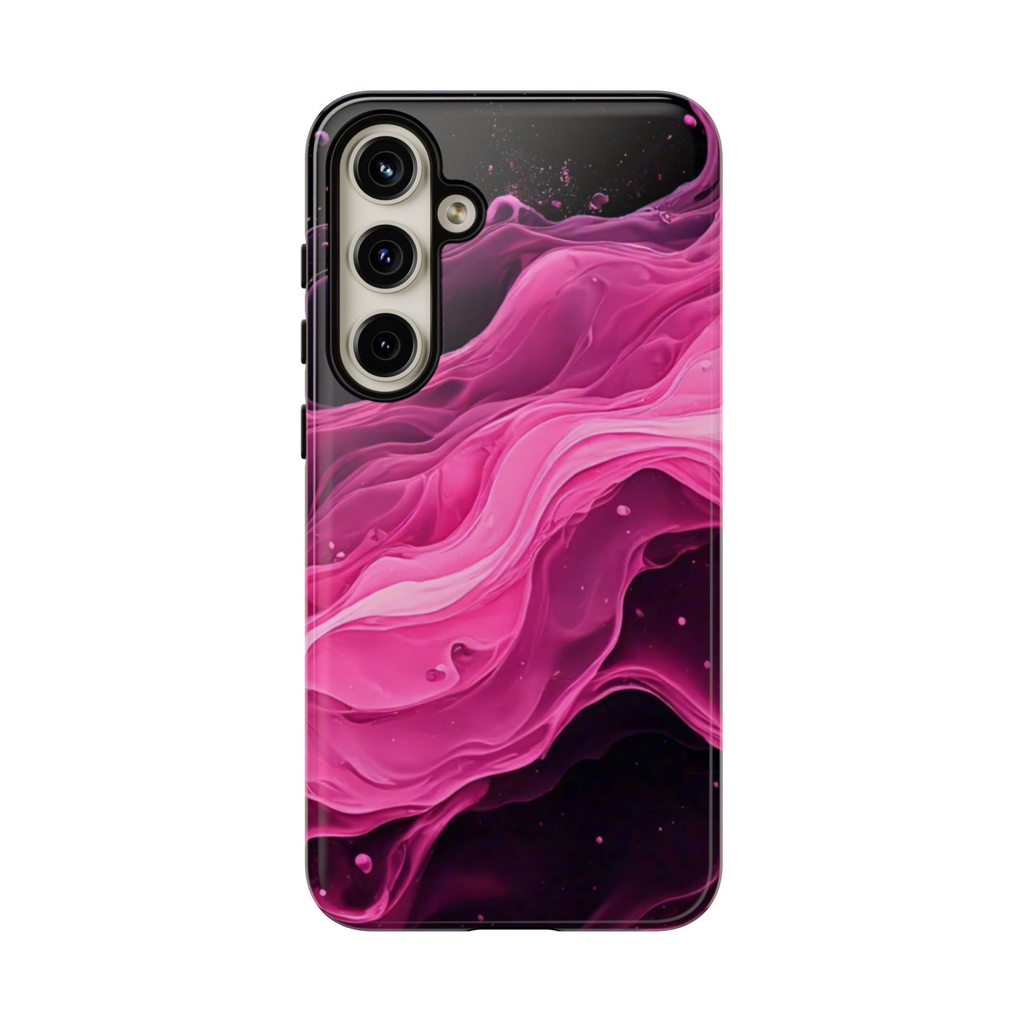Samsung Galaxy Pink Paint Splash phone cover