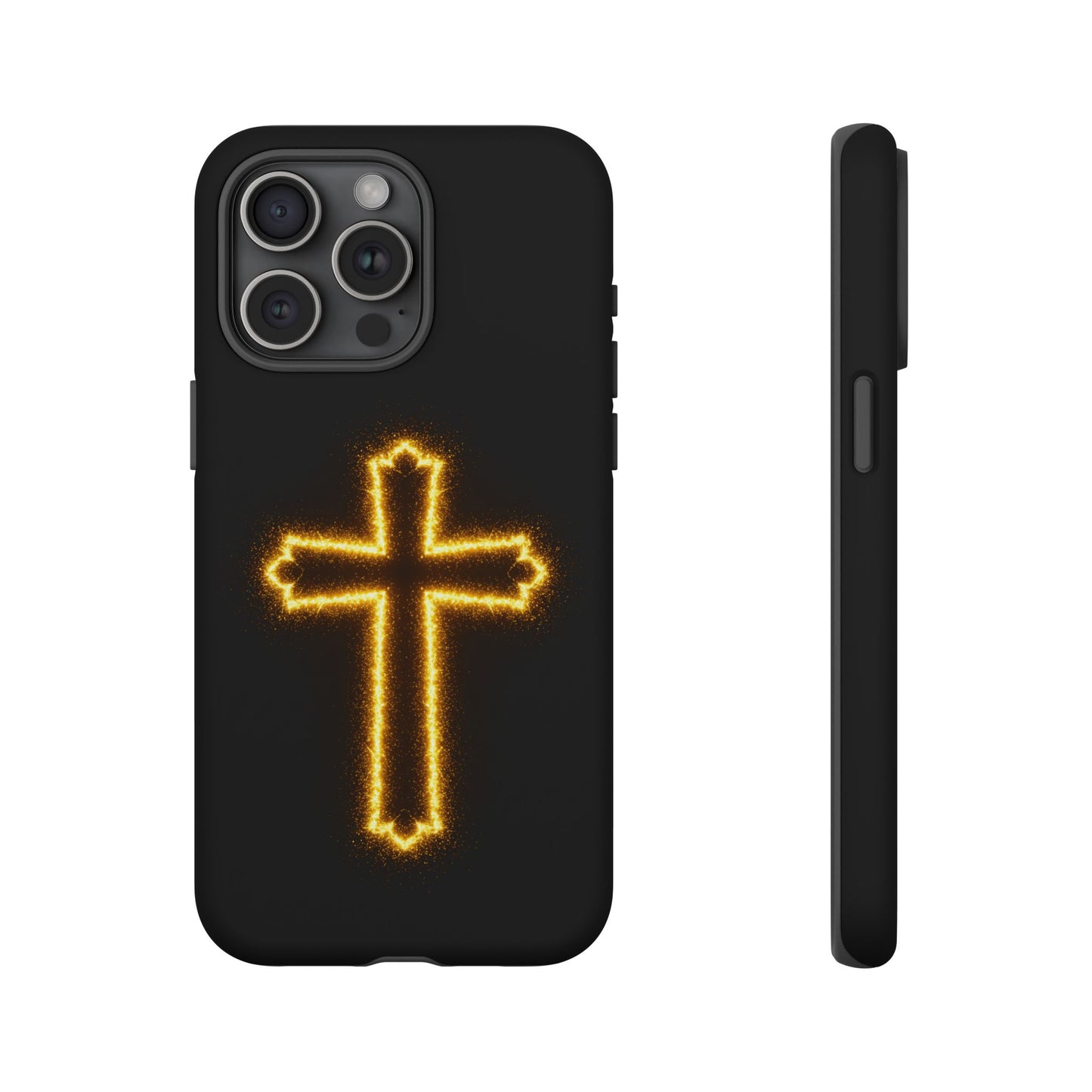 Glowing Cross Phone Case - Faith-Inspired Tough Cases